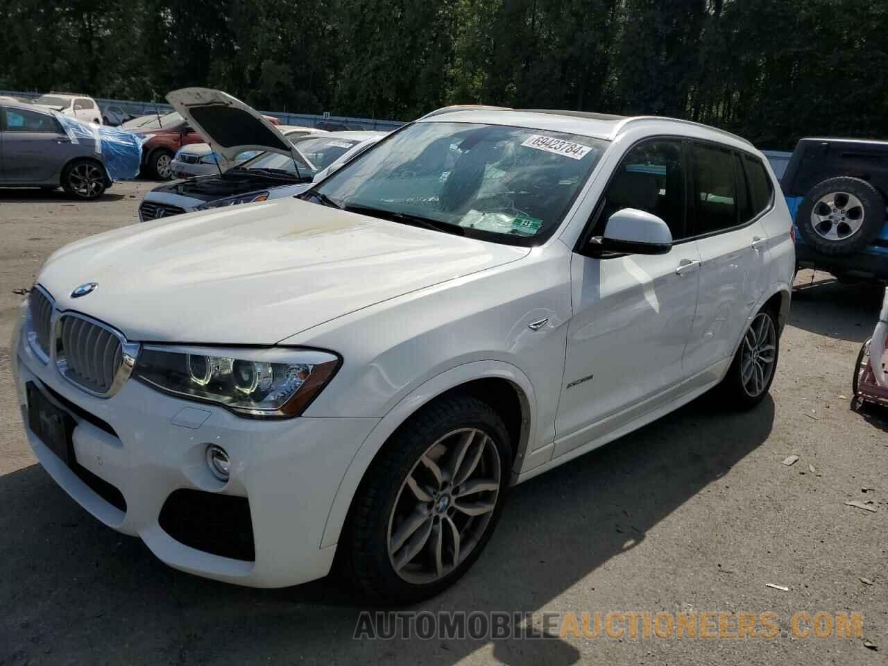 5UXWX9C53F0D52999 BMW X3 2015