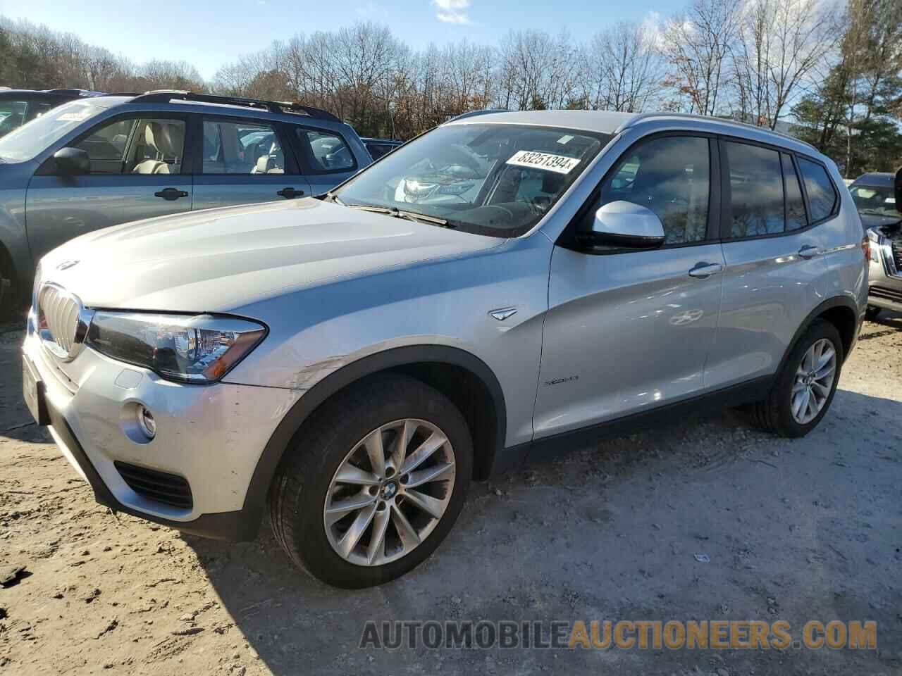 5UXWX9C53F0D53960 BMW X3 2015