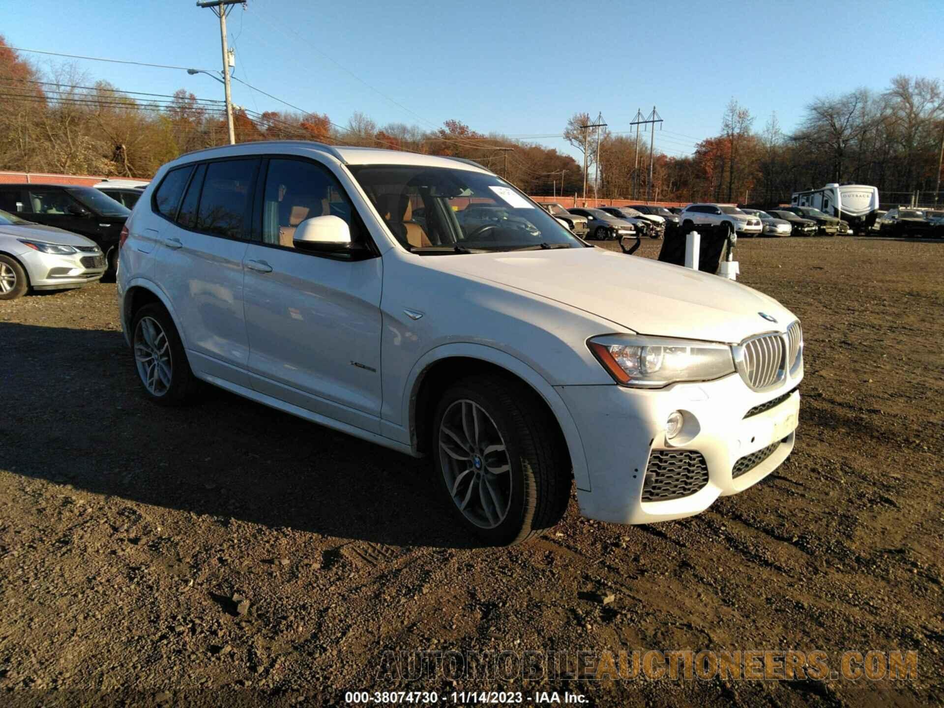 5UXWX9C53F0D55059 BMW X3 2015