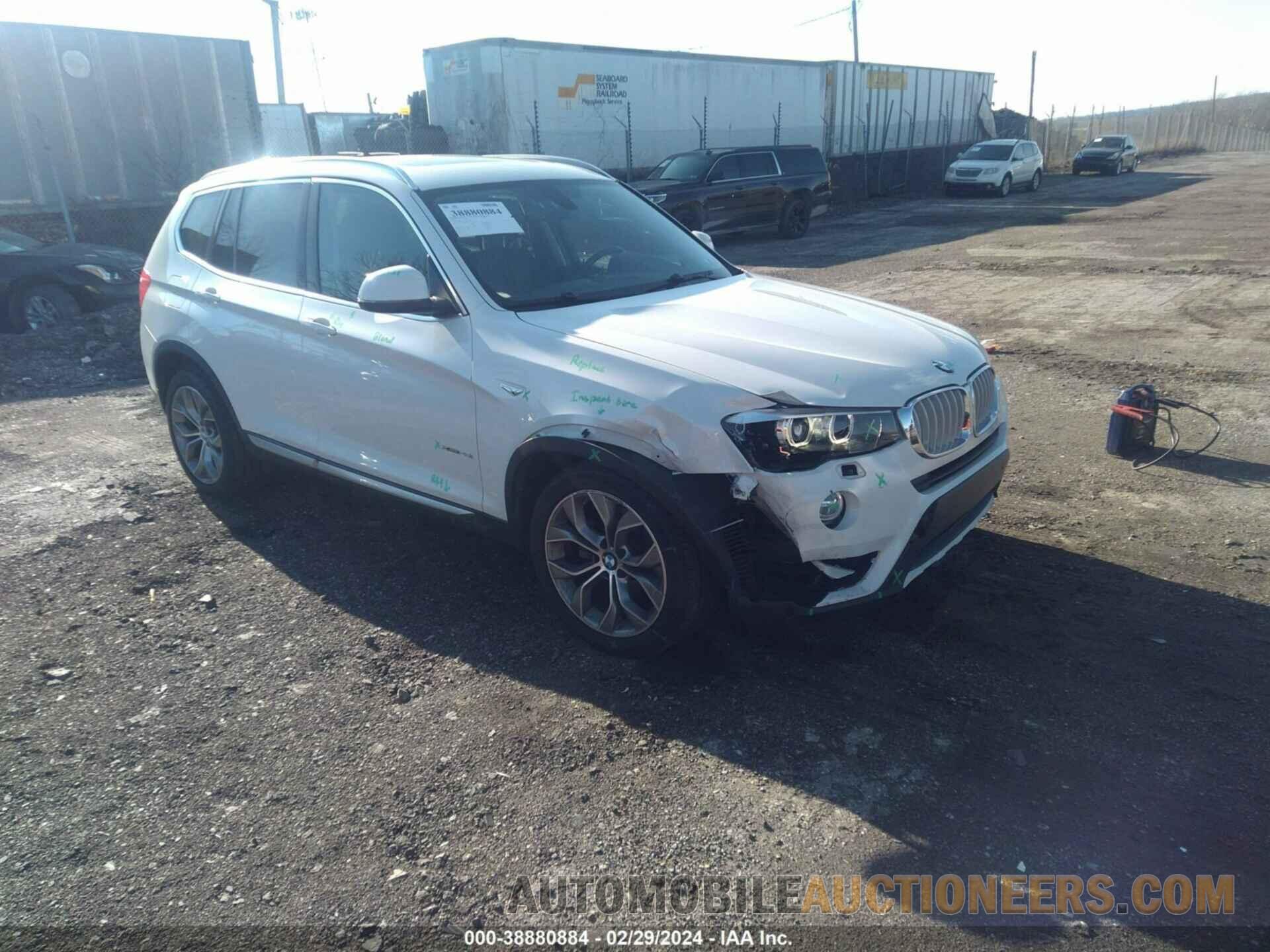 5UXWX9C53F0D55188 BMW X3 2015