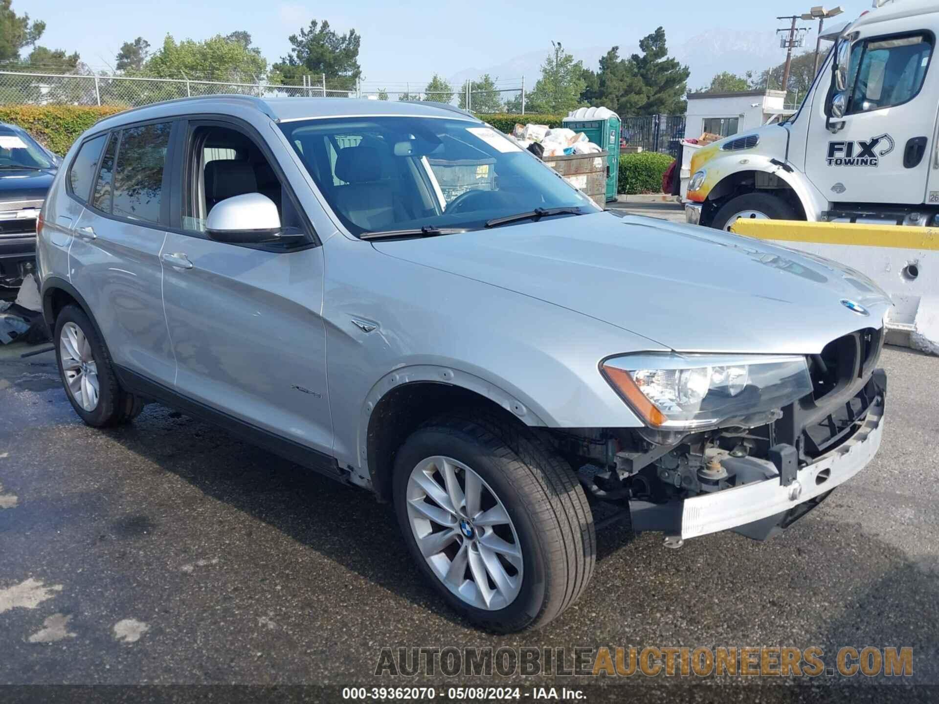 5UXWX9C53F0D57166 BMW X3 2015