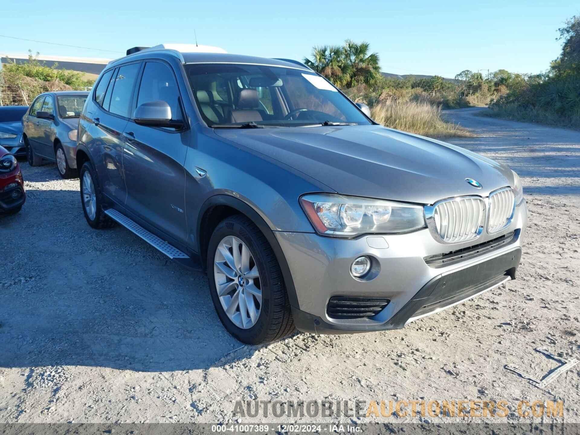 5UXWX9C53F0D57376 BMW X3 2015