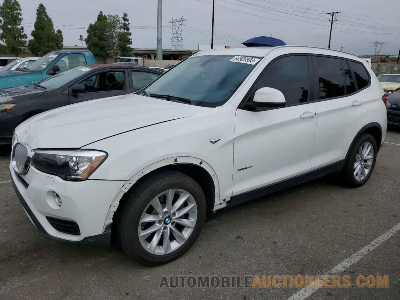 5UXWX9C53F0D60312 BMW X3 2015