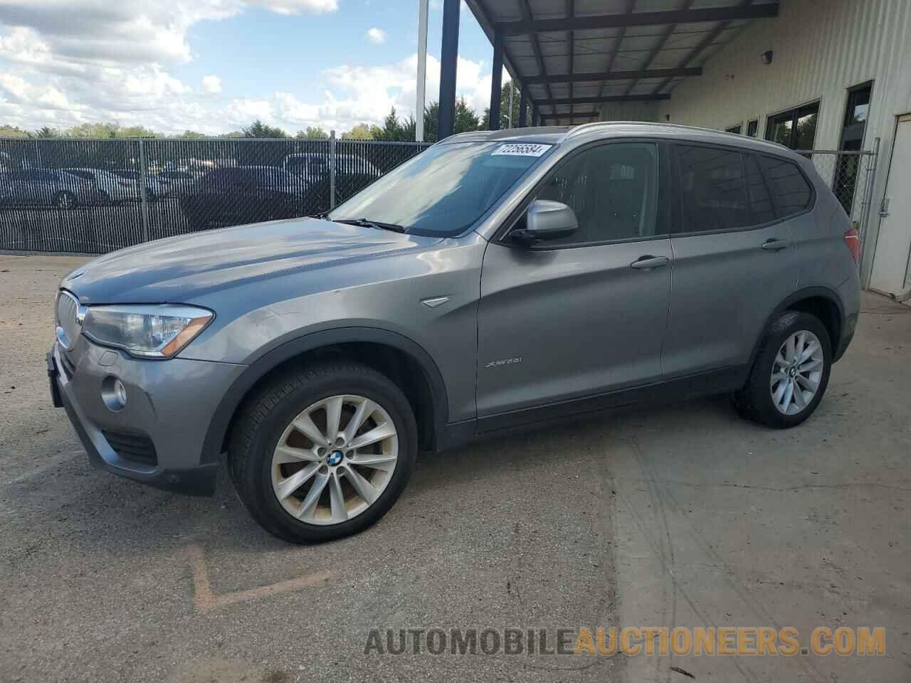 5UXWX9C53G0D63891 BMW X3 2016