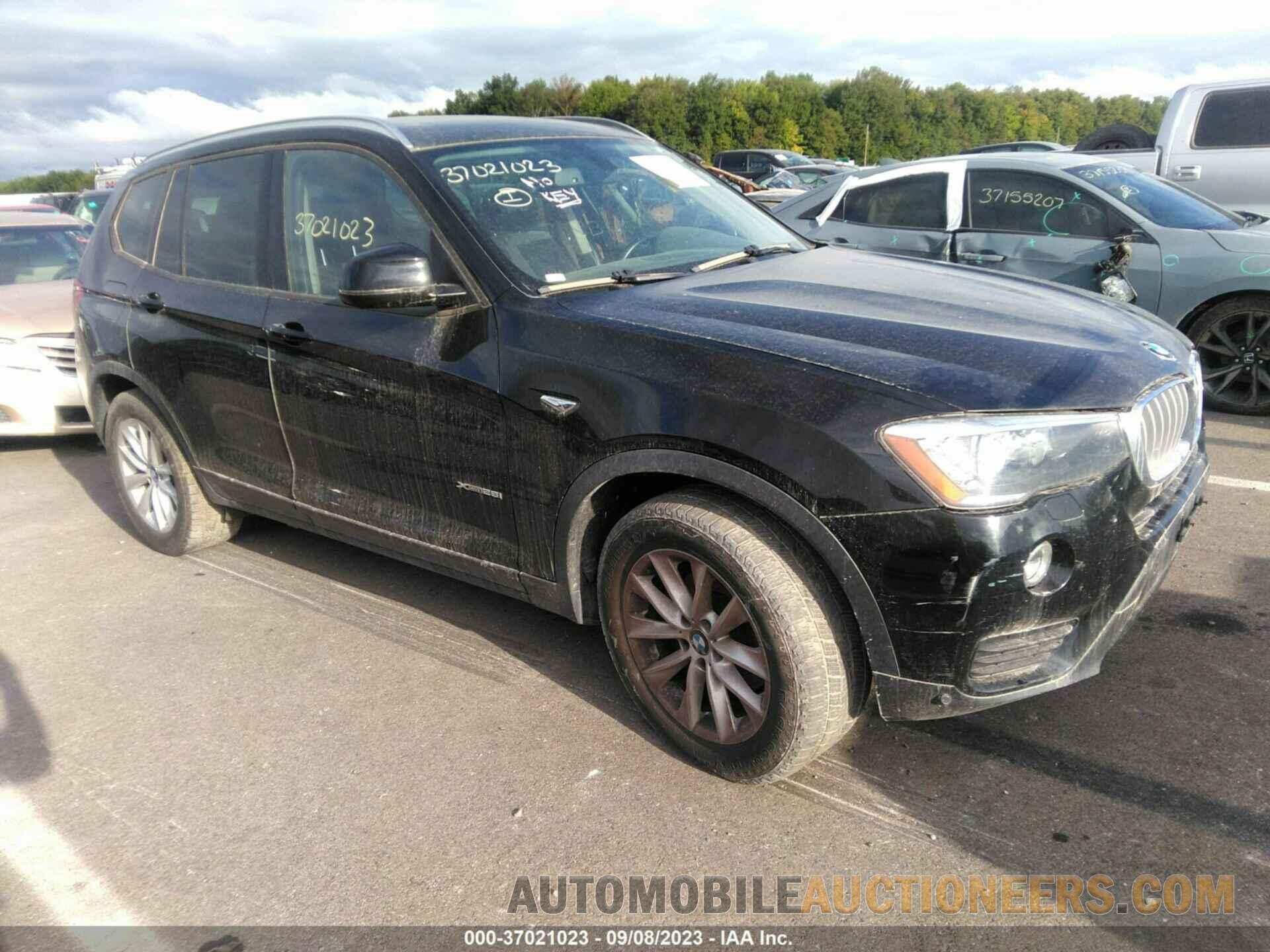 5UXWX9C53G0D67133 BMW X3 2016