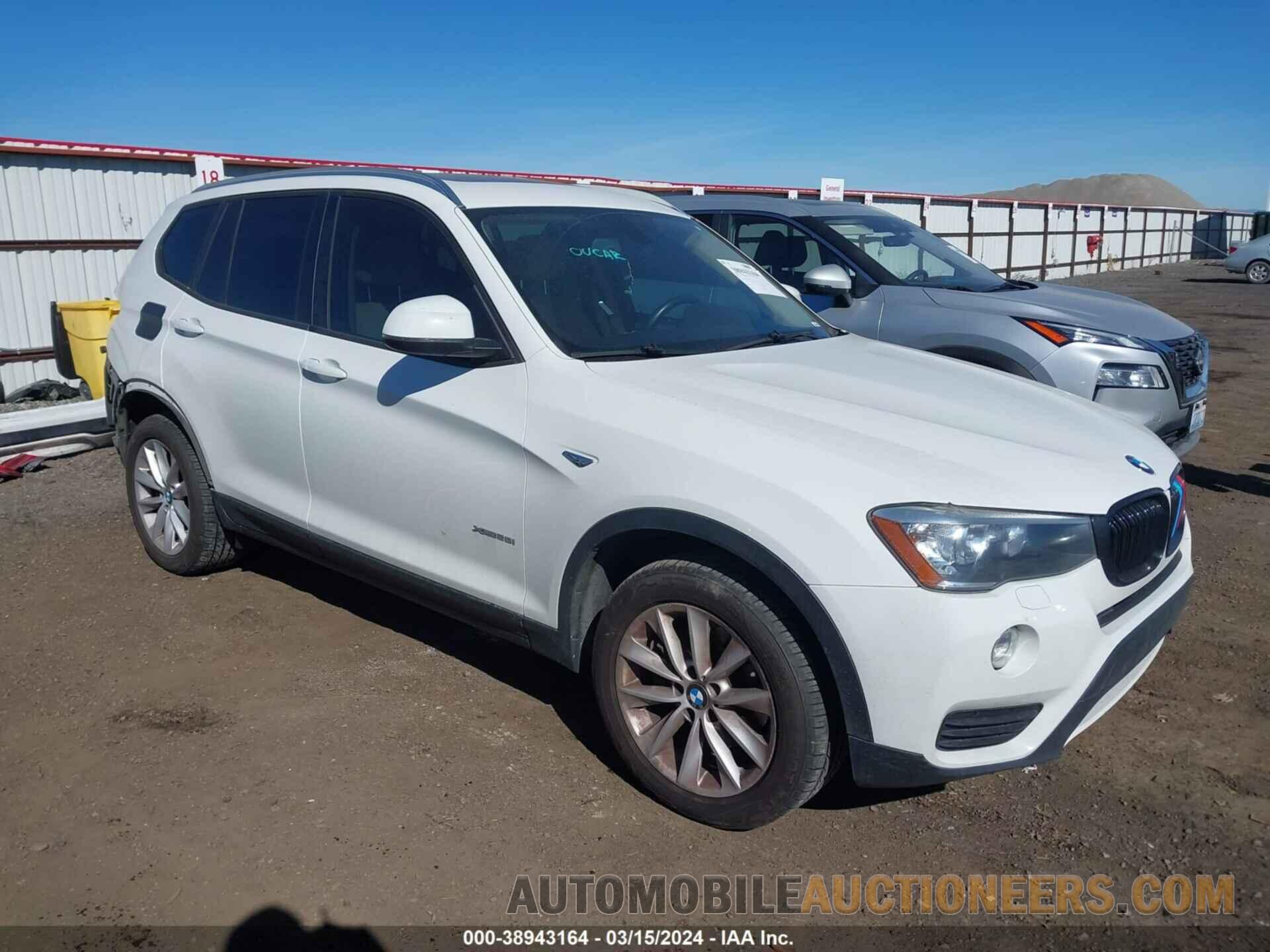 5UXWX9C53G0D67245 BMW X3 2016