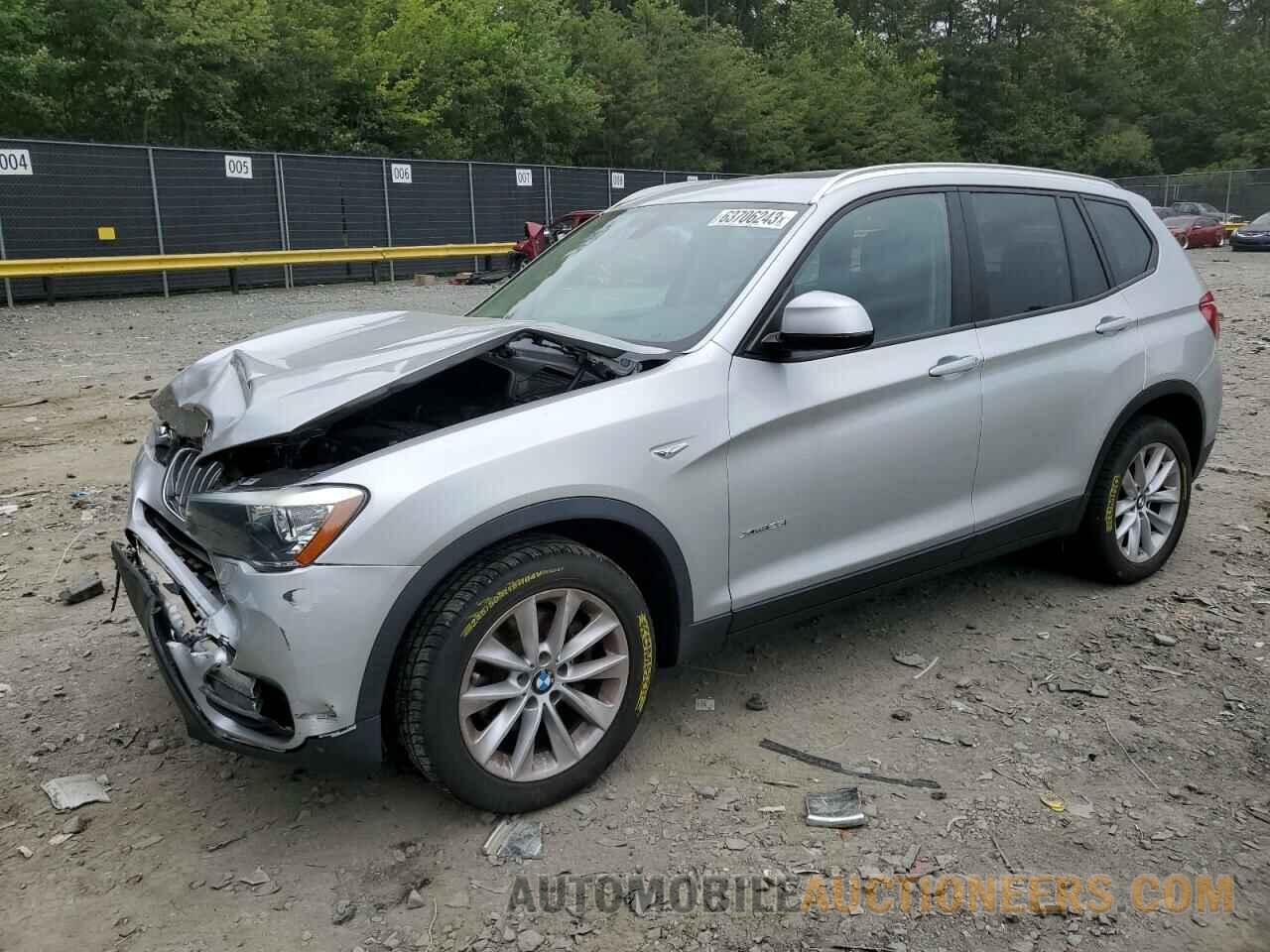 5UXWX9C53G0D71330 BMW X3 2016