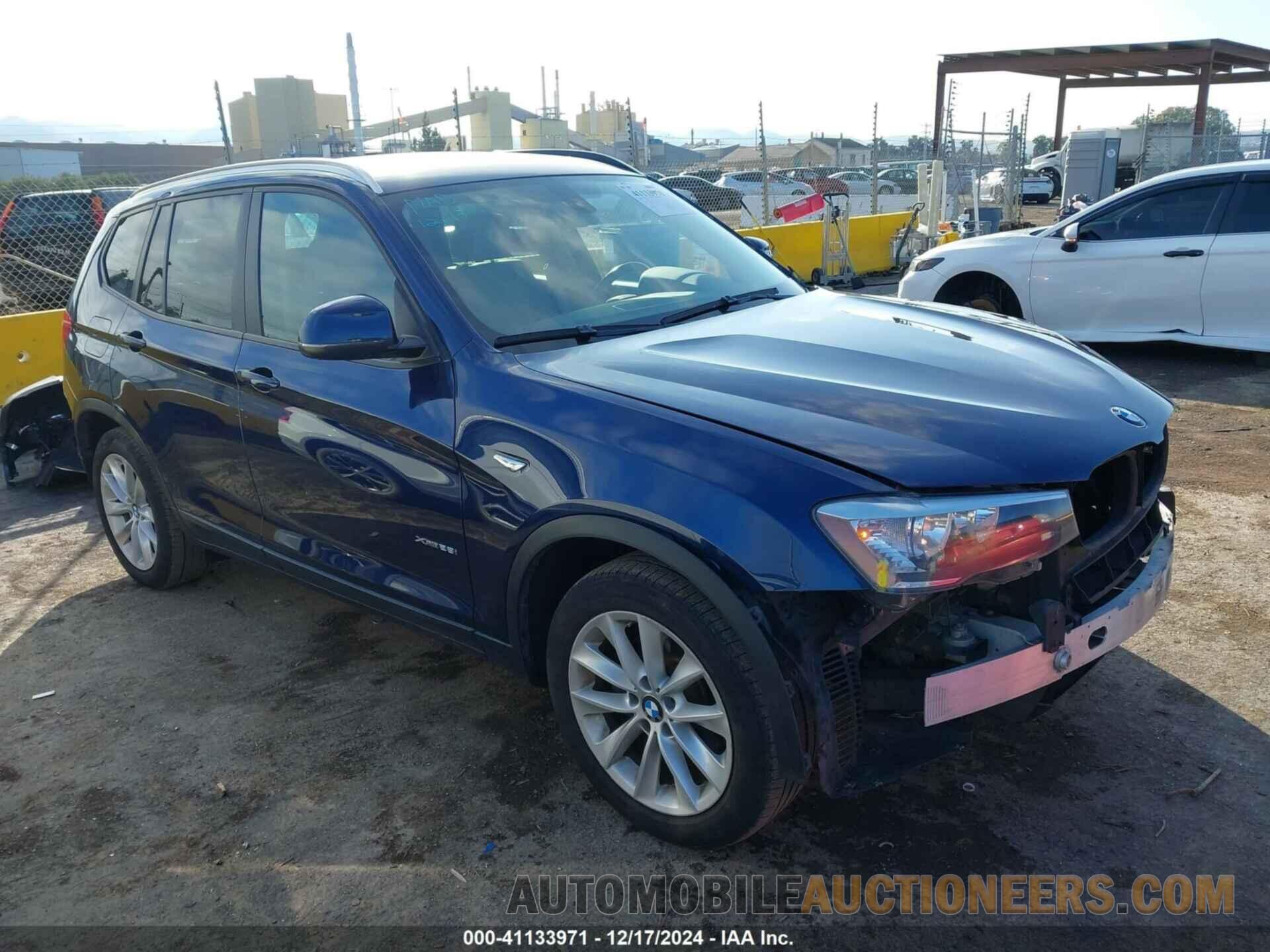 5UXWX9C53G0D75605 BMW X3 2016