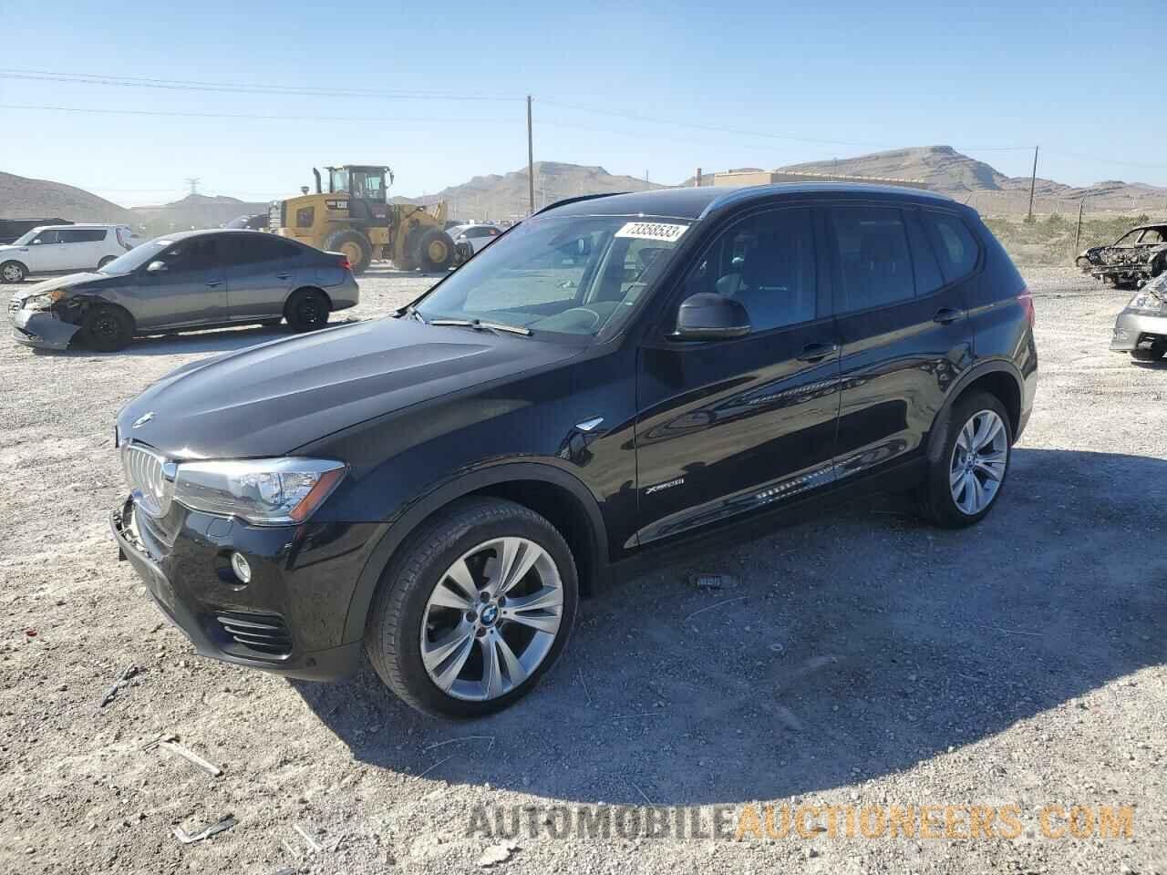 5UXWX9C53G0D83574 BMW X3 2016