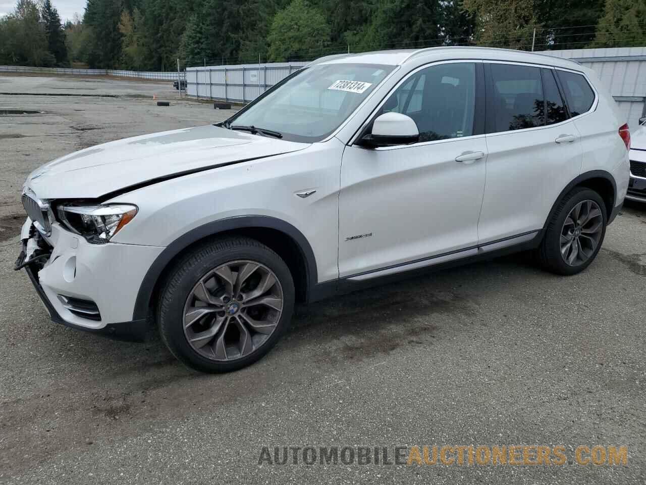 5UXWX9C53H0D98366 BMW X3 2017