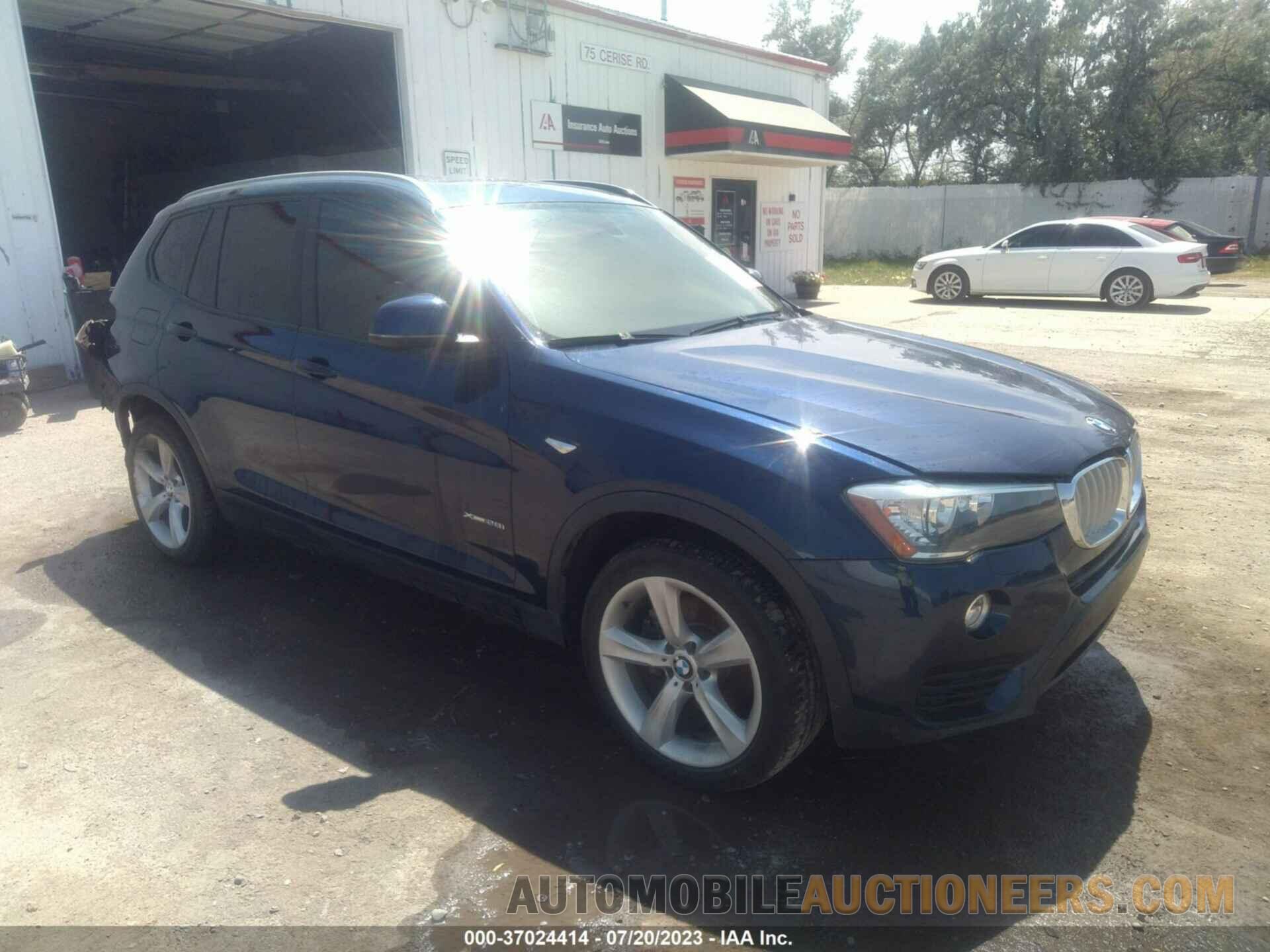 5UXWX9C53H0D98478 BMW X3 2017