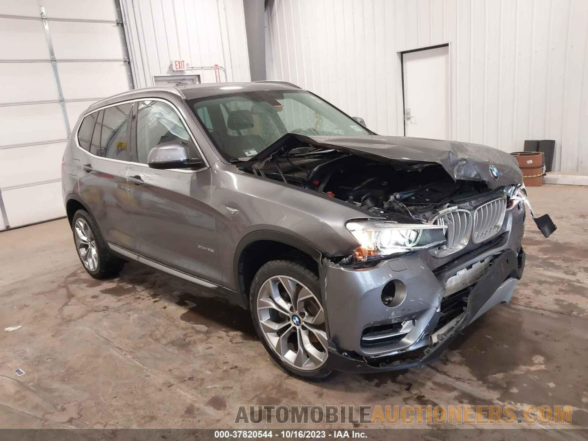 5UXWX9C53H0T03365 BMW X3 2017