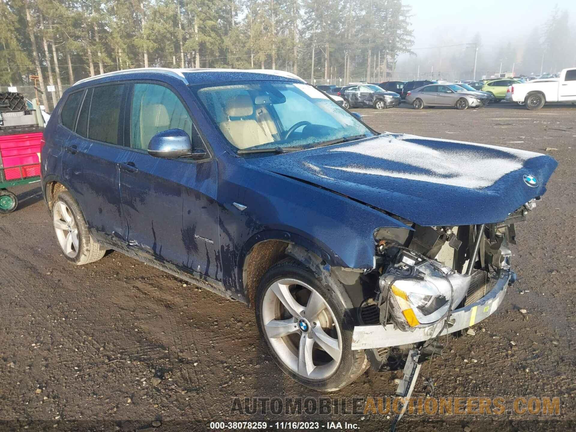 5UXWX9C53H0T07576 BMW X3 2017