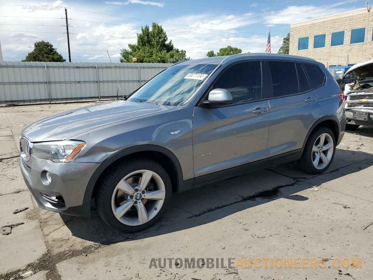 5UXWX9C53H0T09098 BMW X3 2017