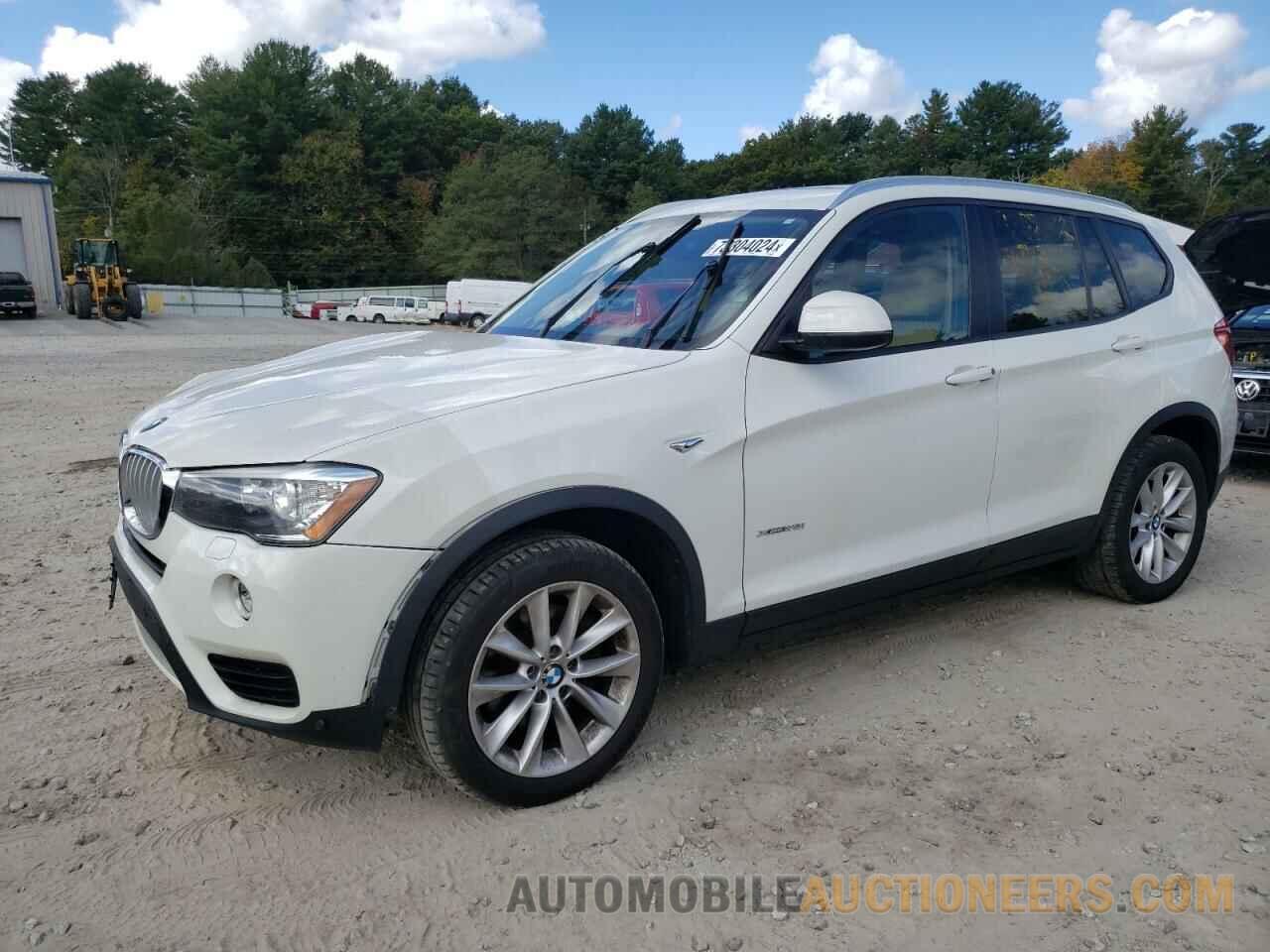 5UXWX9C53H0T09540 BMW X3 2017