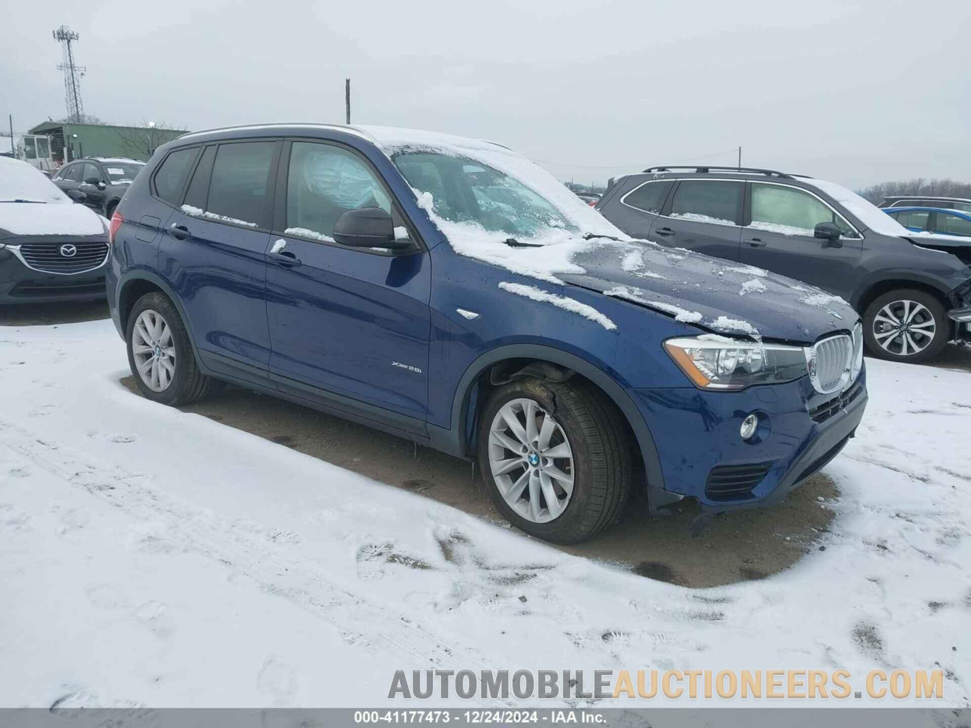 5UXWX9C53H0T09778 BMW X3 2017