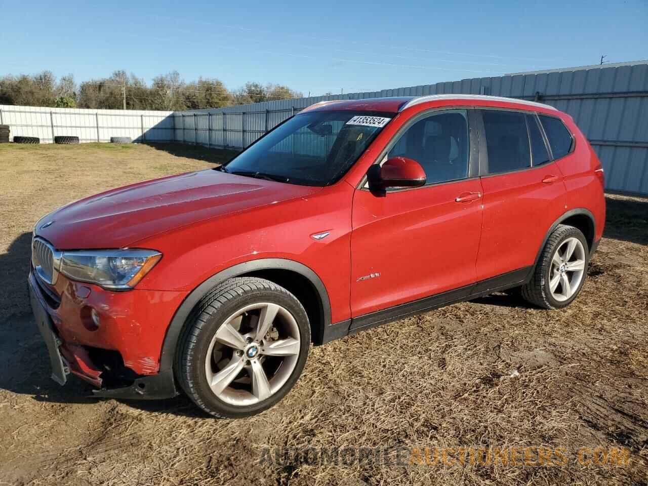 5UXWX9C53H0T12082 BMW X3 2017