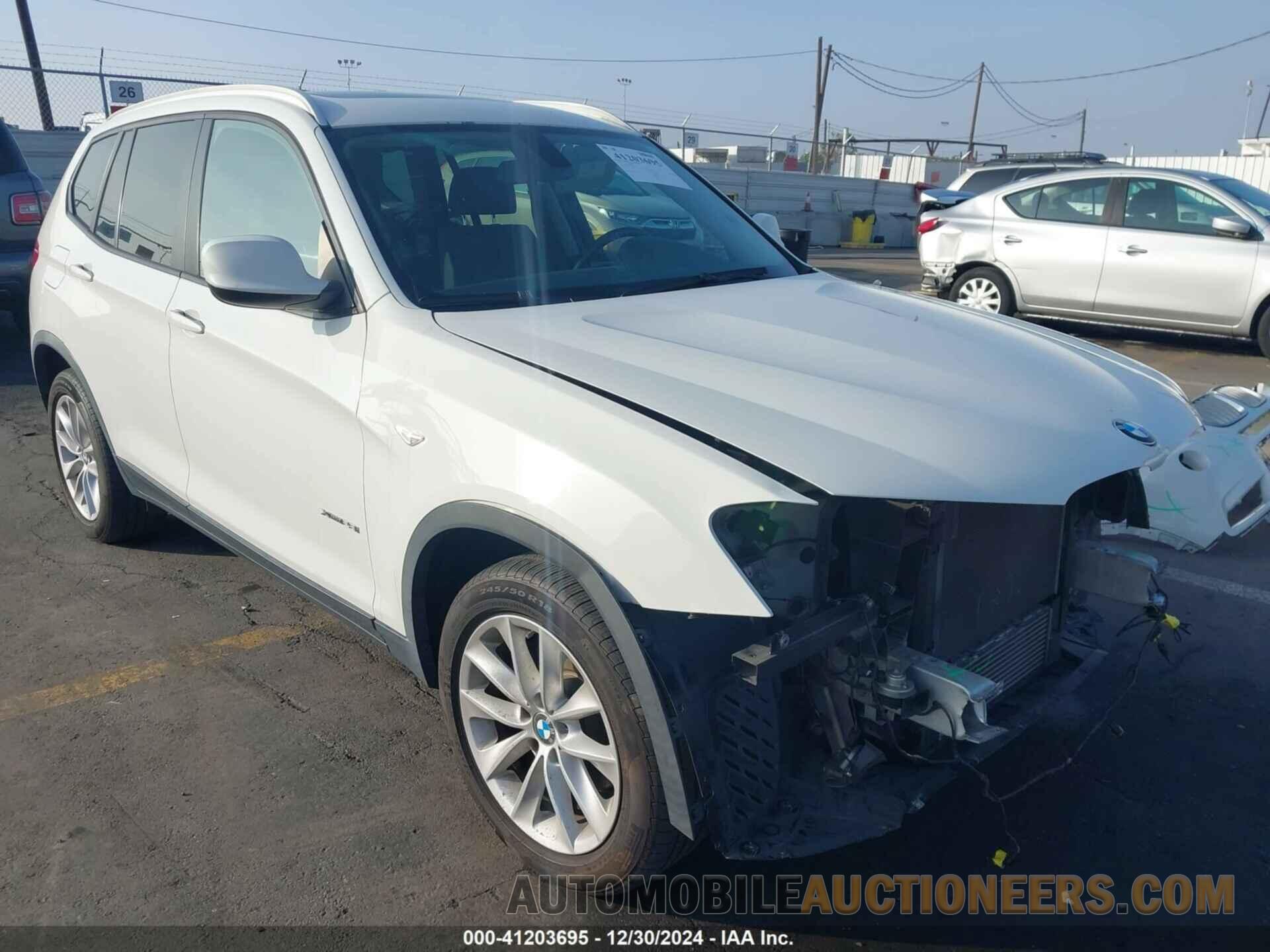 5UXWX9C54D0D01976 BMW X3 2013