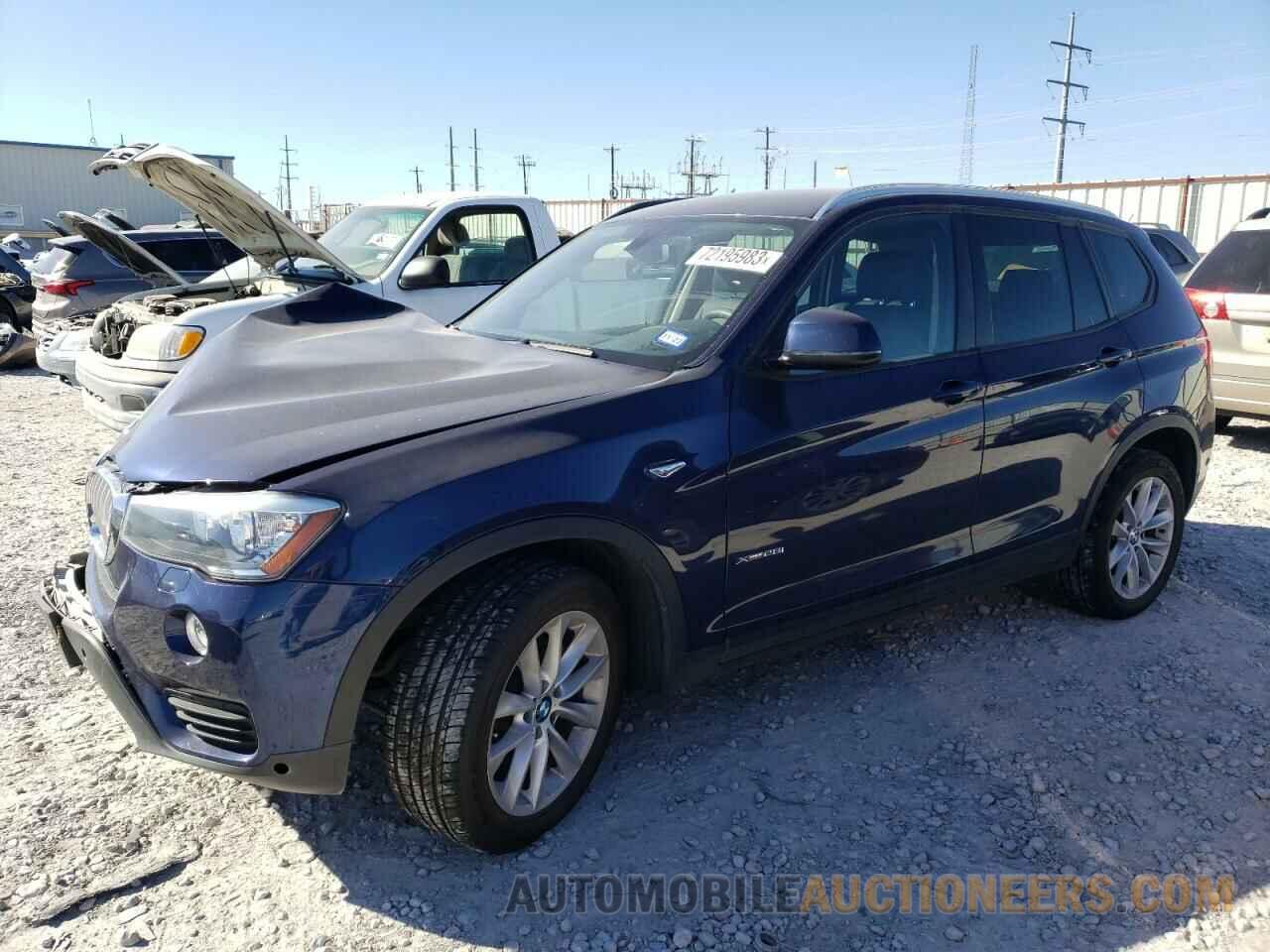 5UXWX9C54F0D52283 BMW X3 2015