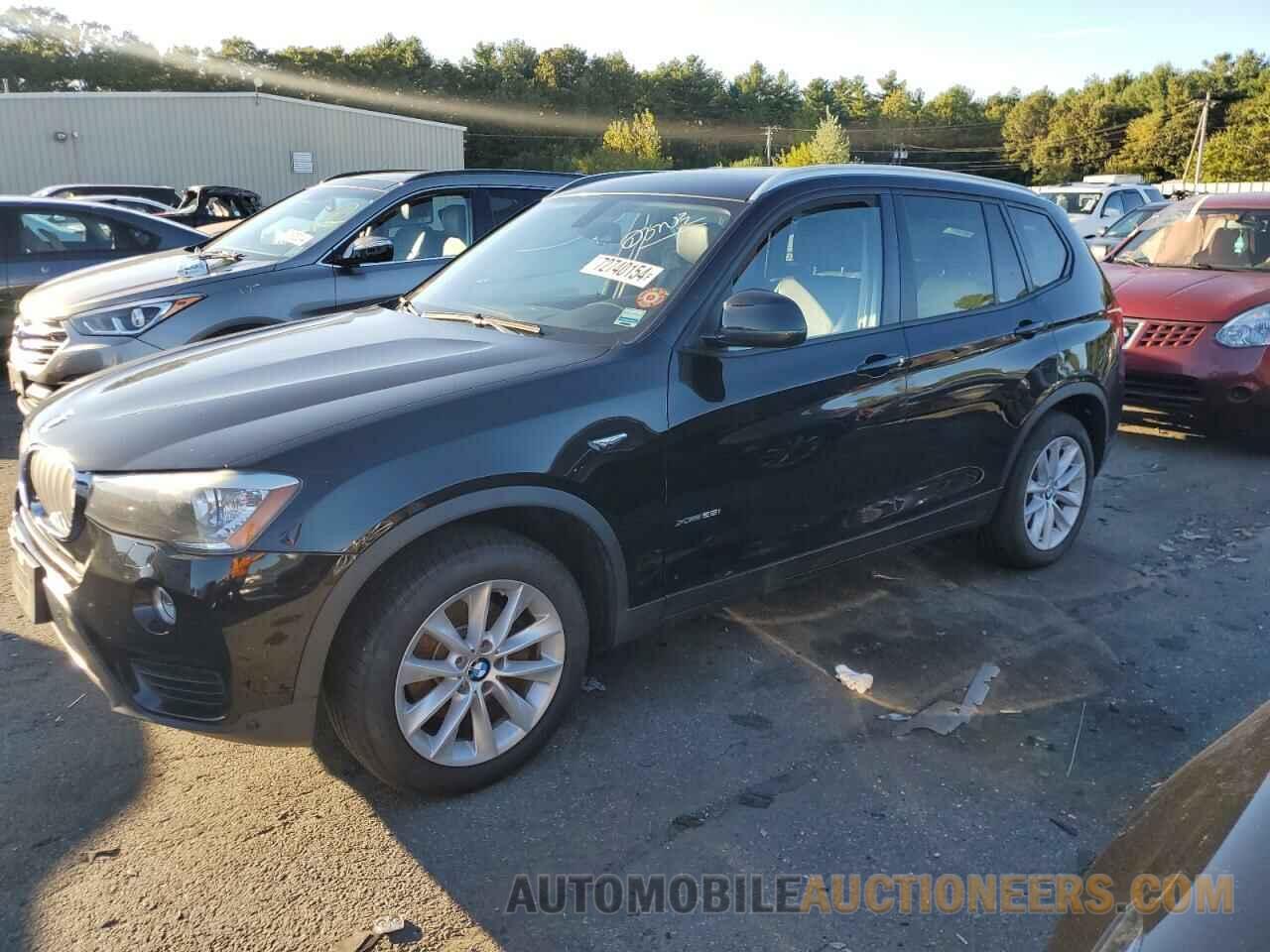 5UXWX9C54G0D63415 BMW X3 2016