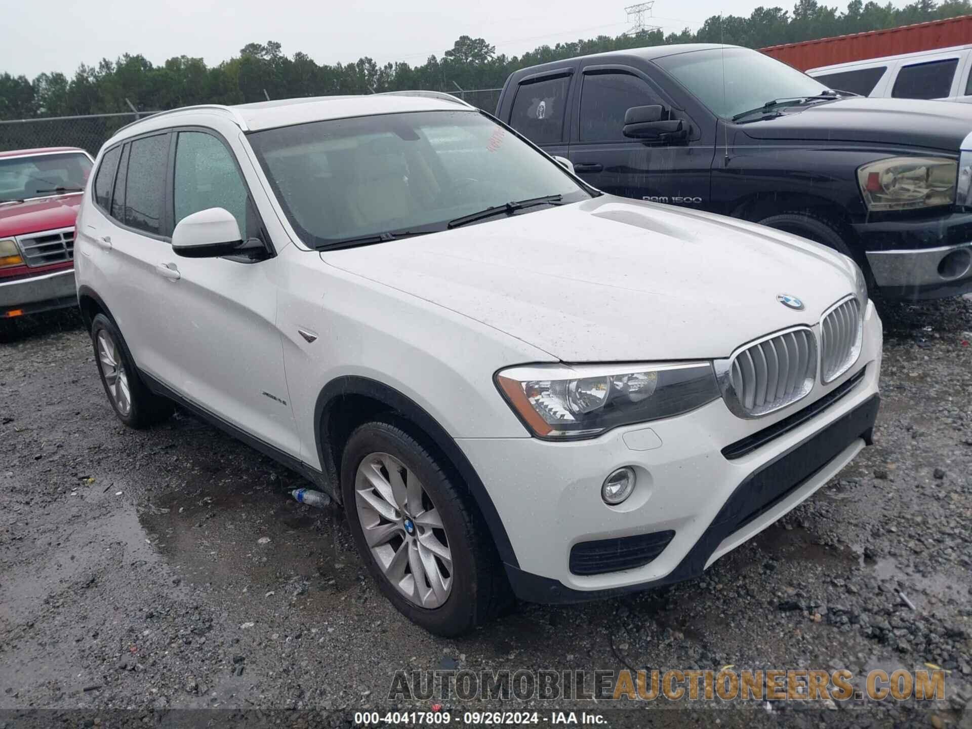 5UXWX9C54G0D65066 BMW X3 2016