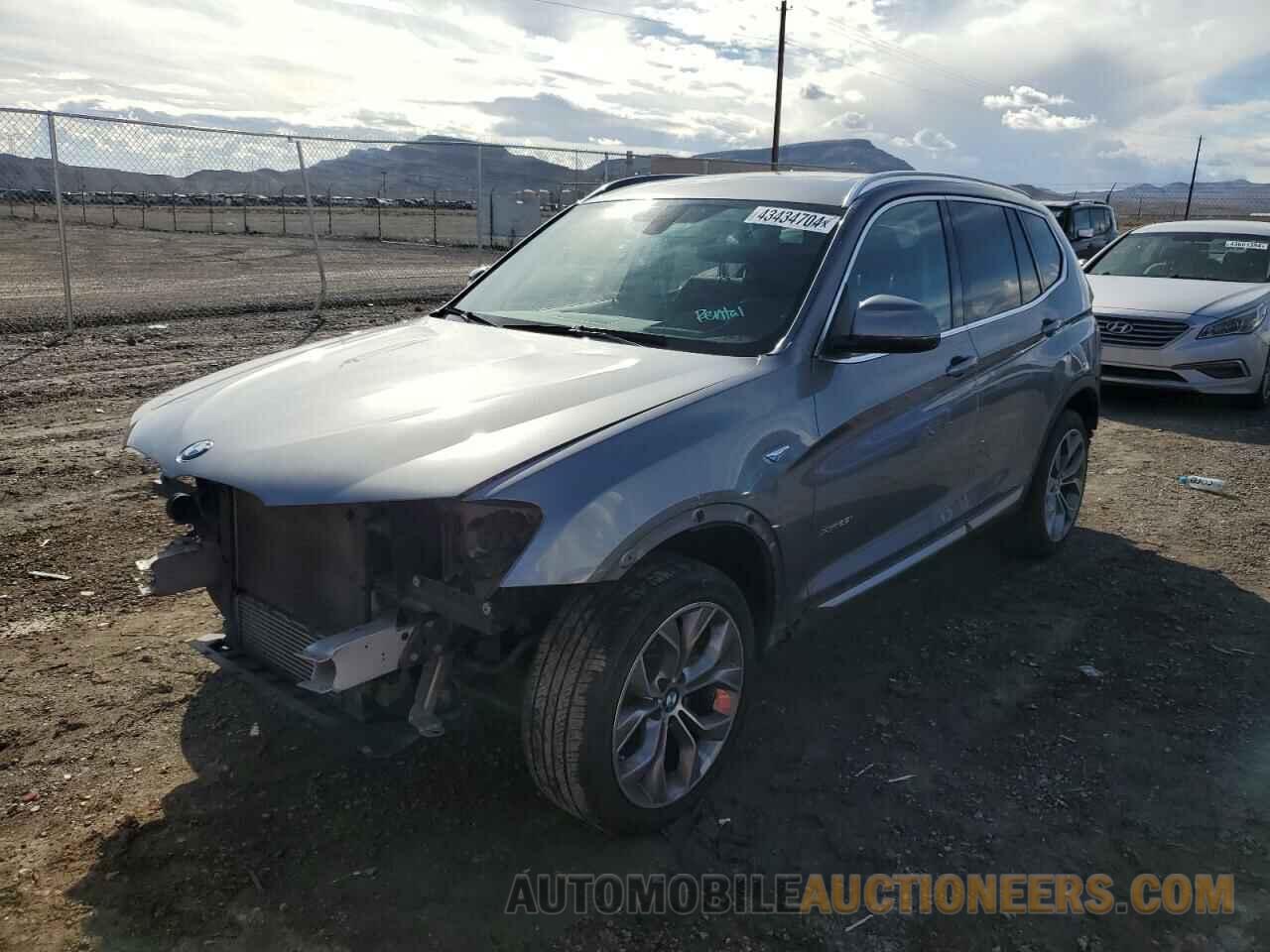 5UXWX9C54G0D65455 BMW X3 2016