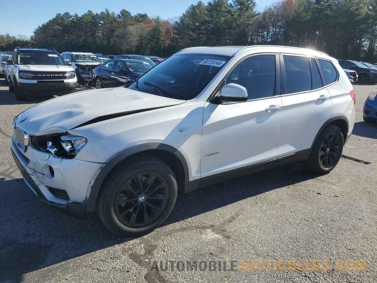 5UXWX9C54G0D66444 BMW X3 2016