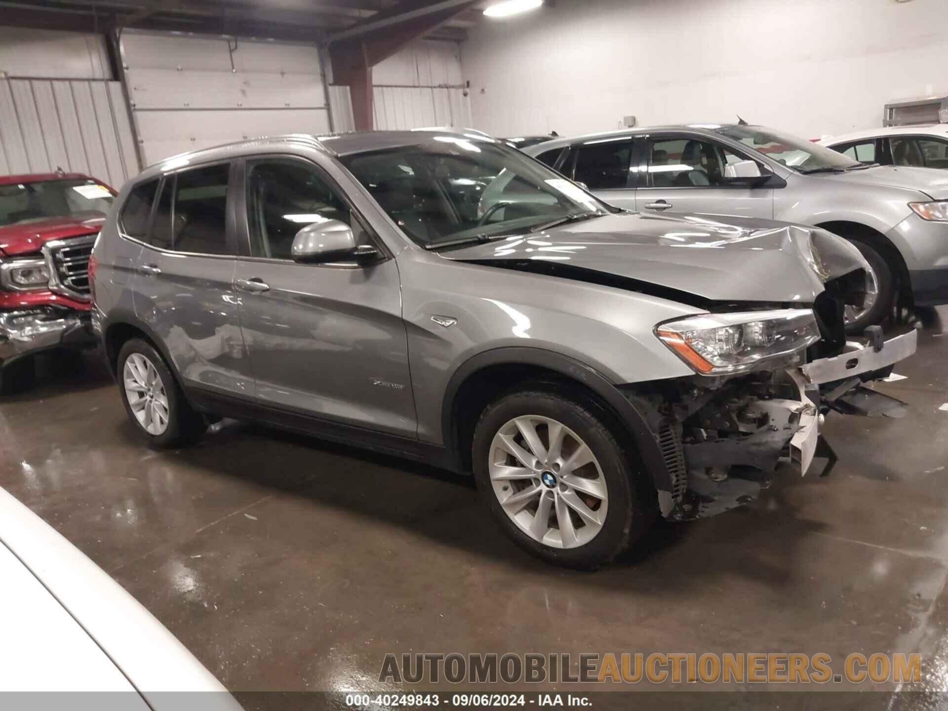 5UXWX9C54G0D67528 BMW X3 2016