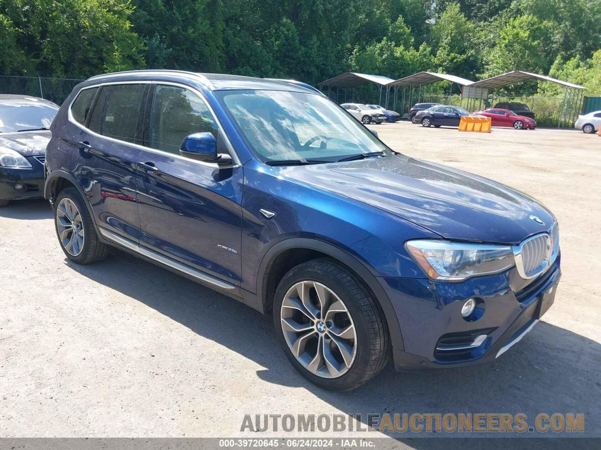 5UXWX9C54G0D73801 BMW X3 2016