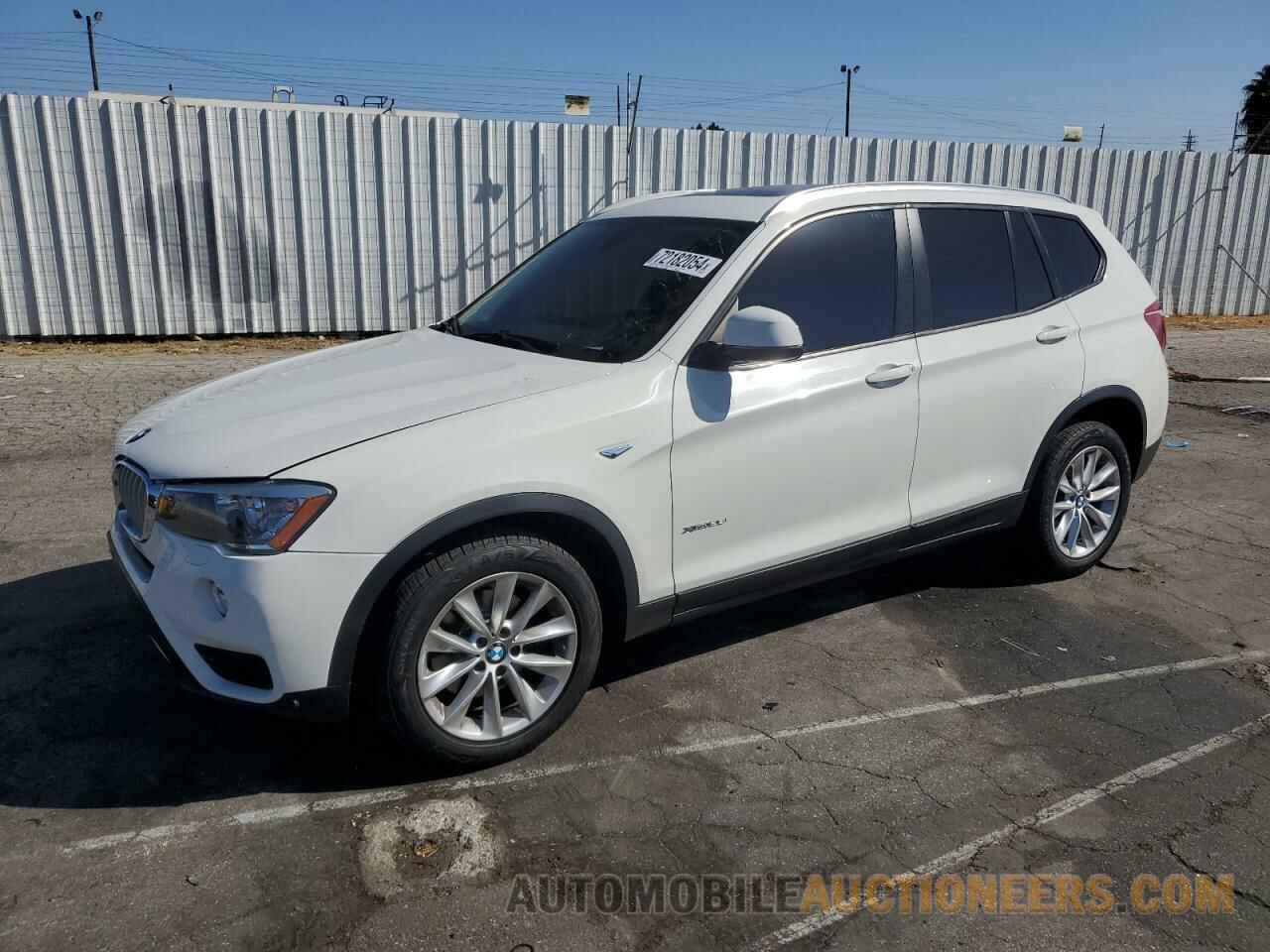 5UXWX9C54G0D81784 BMW X3 2016