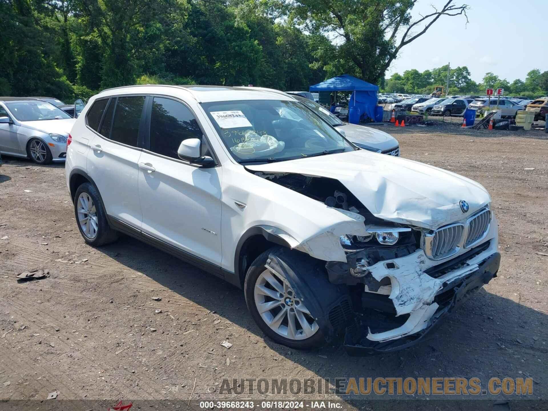 5UXWX9C54G0D83261 BMW X3 2016