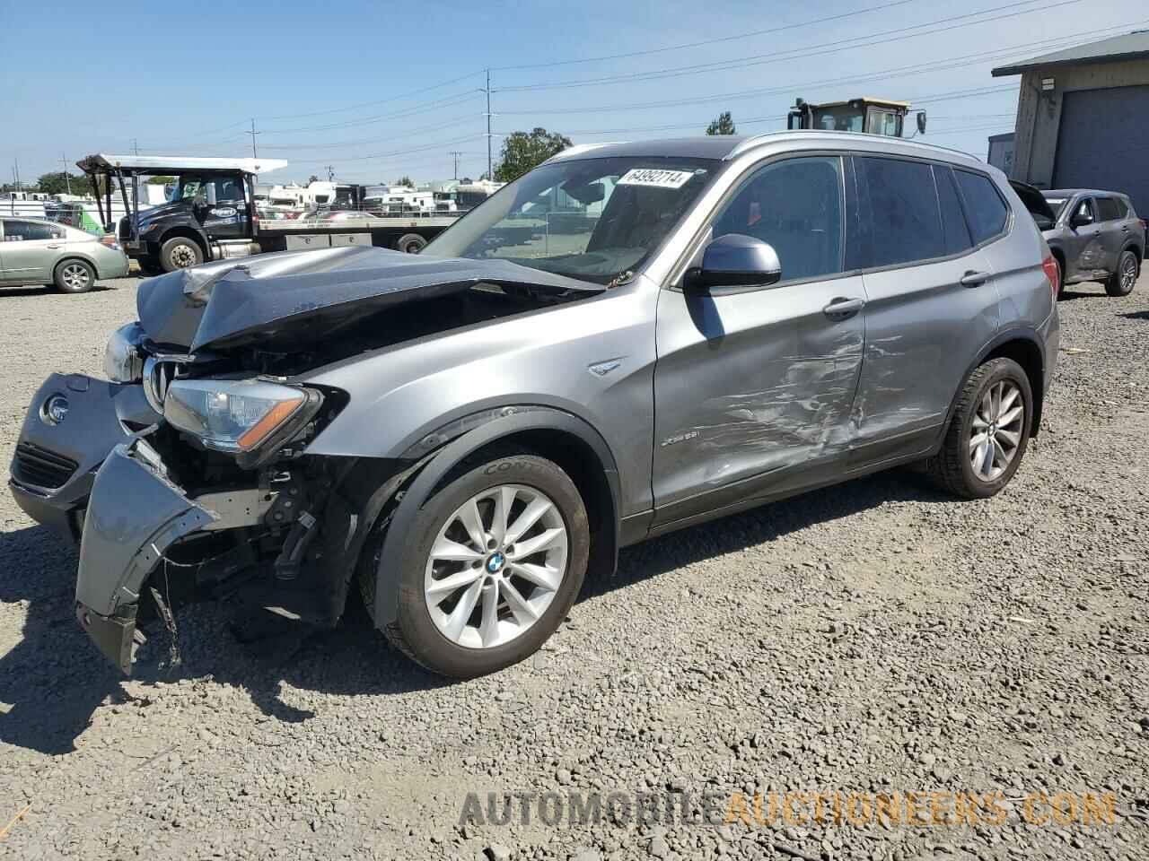 5UXWX9C54G0D83812 BMW X3 2016