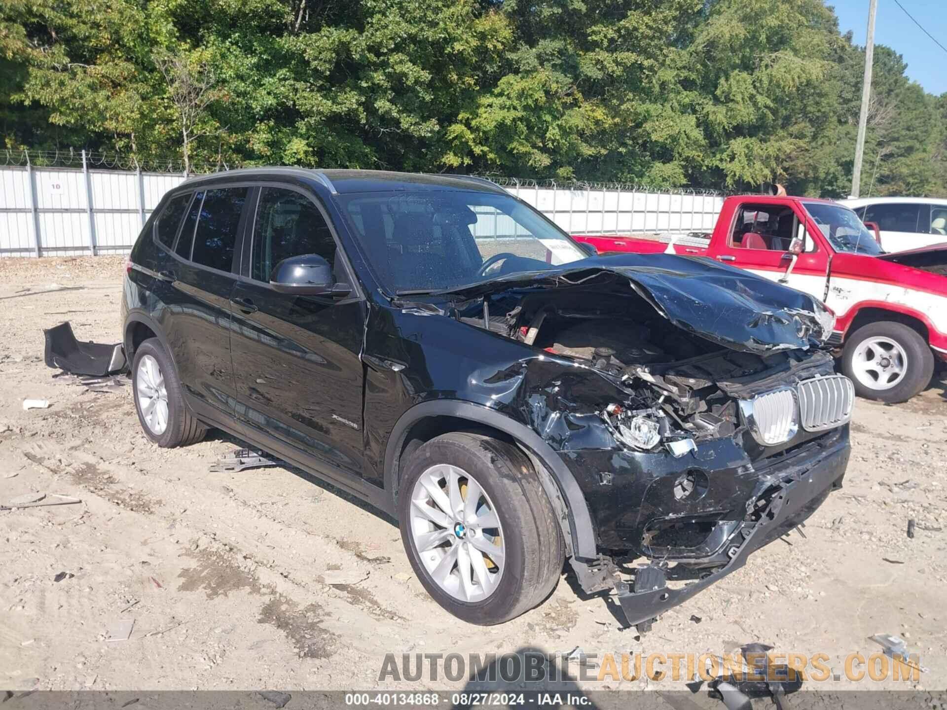 5UXWX9C54G0D89142 BMW X3 2016