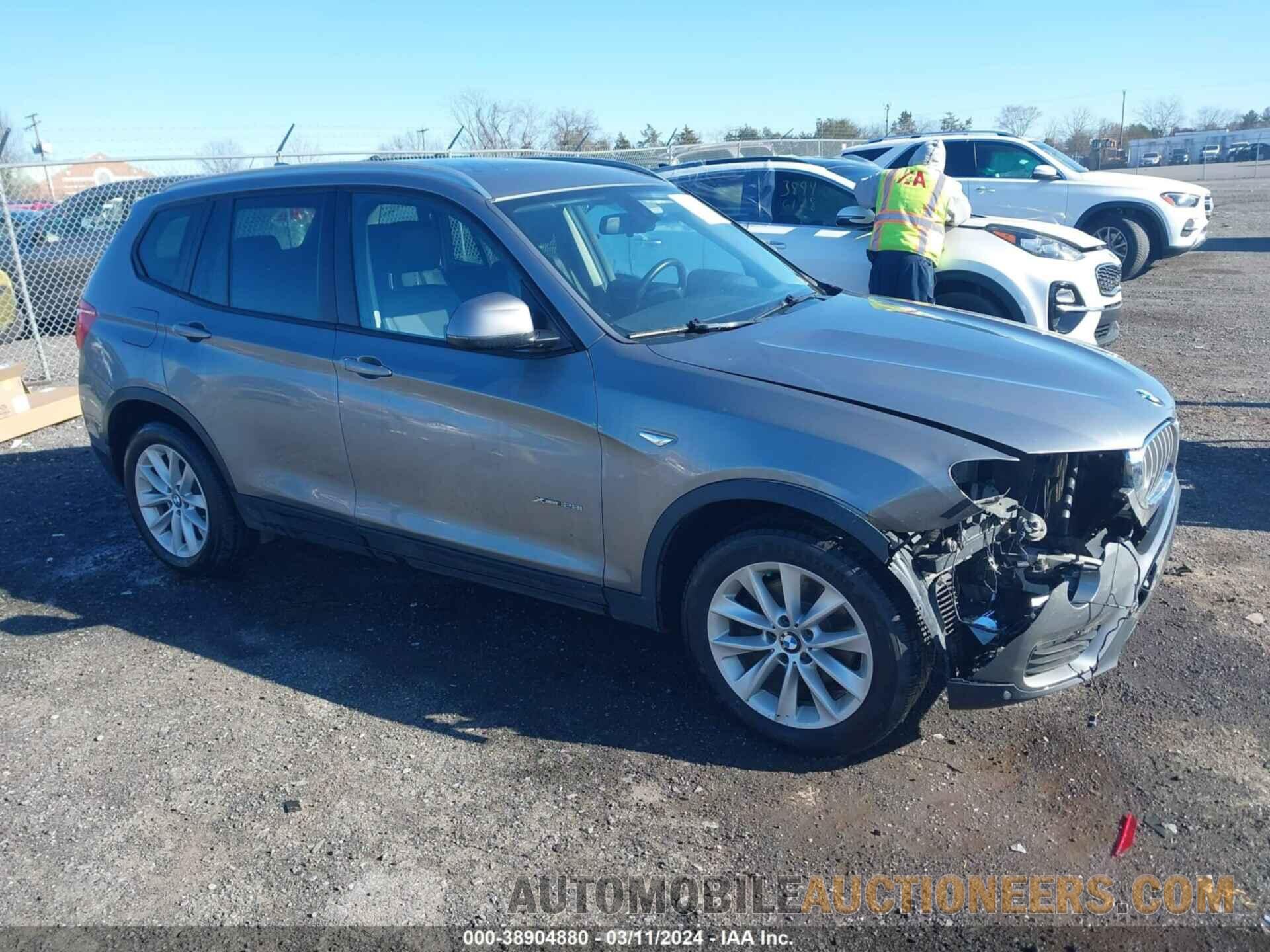 5UXWX9C54G0D89805 BMW X3 2016