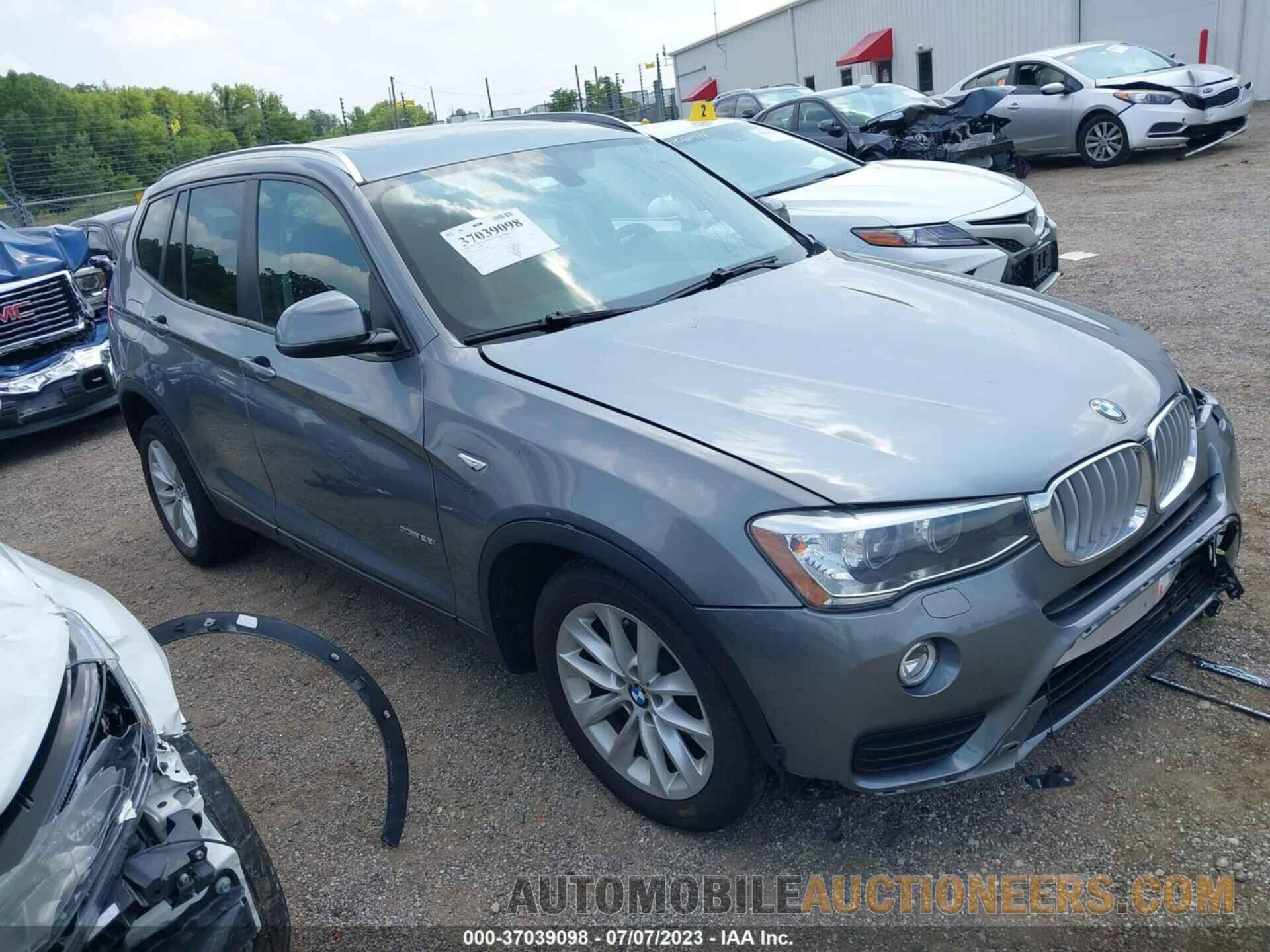 5UXWX9C54G0D94020 BMW X3 2016