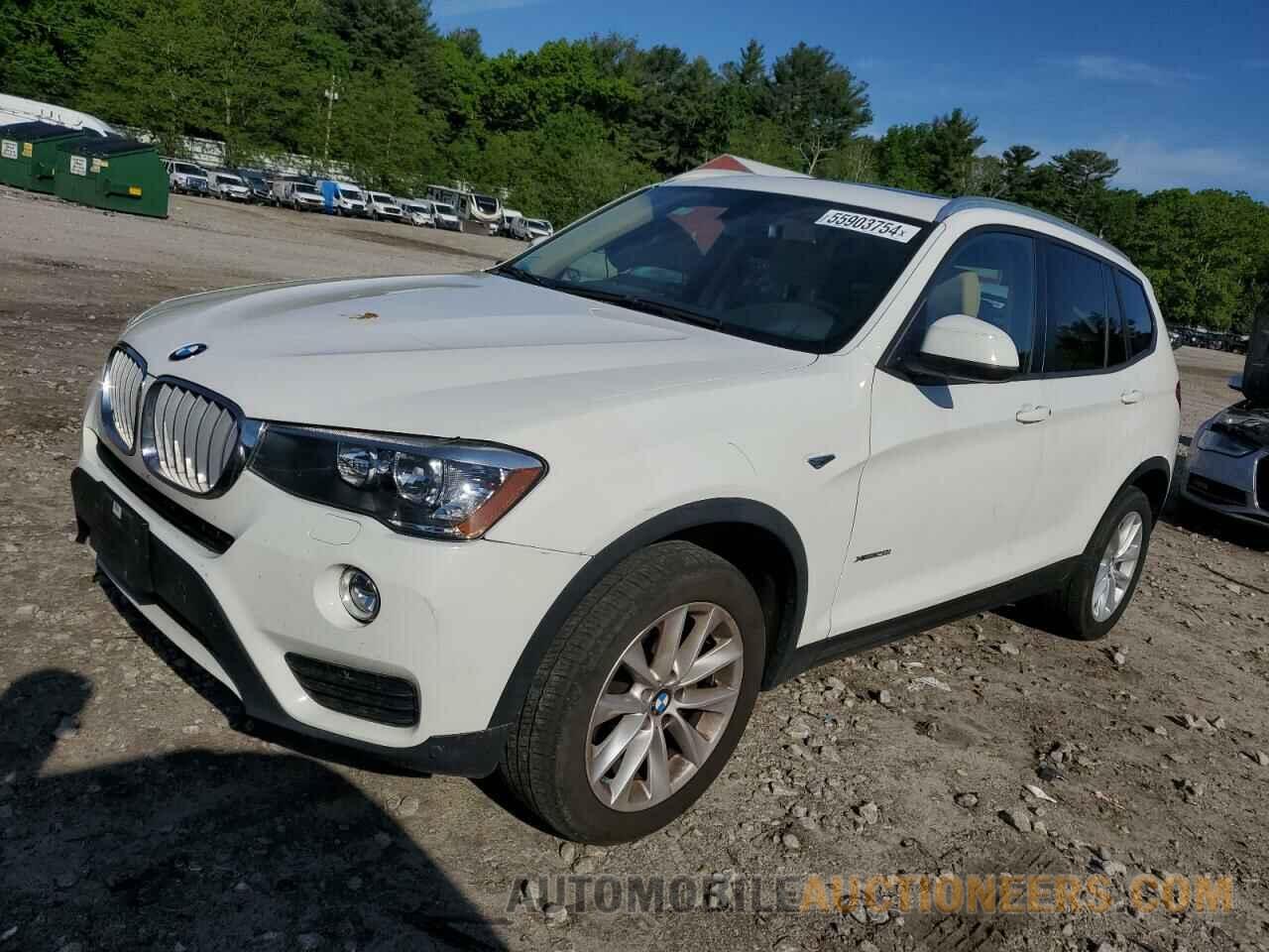 5UXWX9C54G0D94471 BMW X3 2016