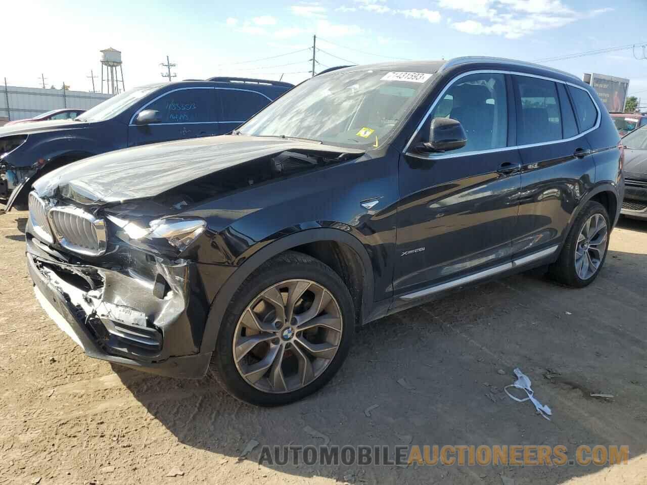 5UXWX9C54H0D98246 BMW X3 2017