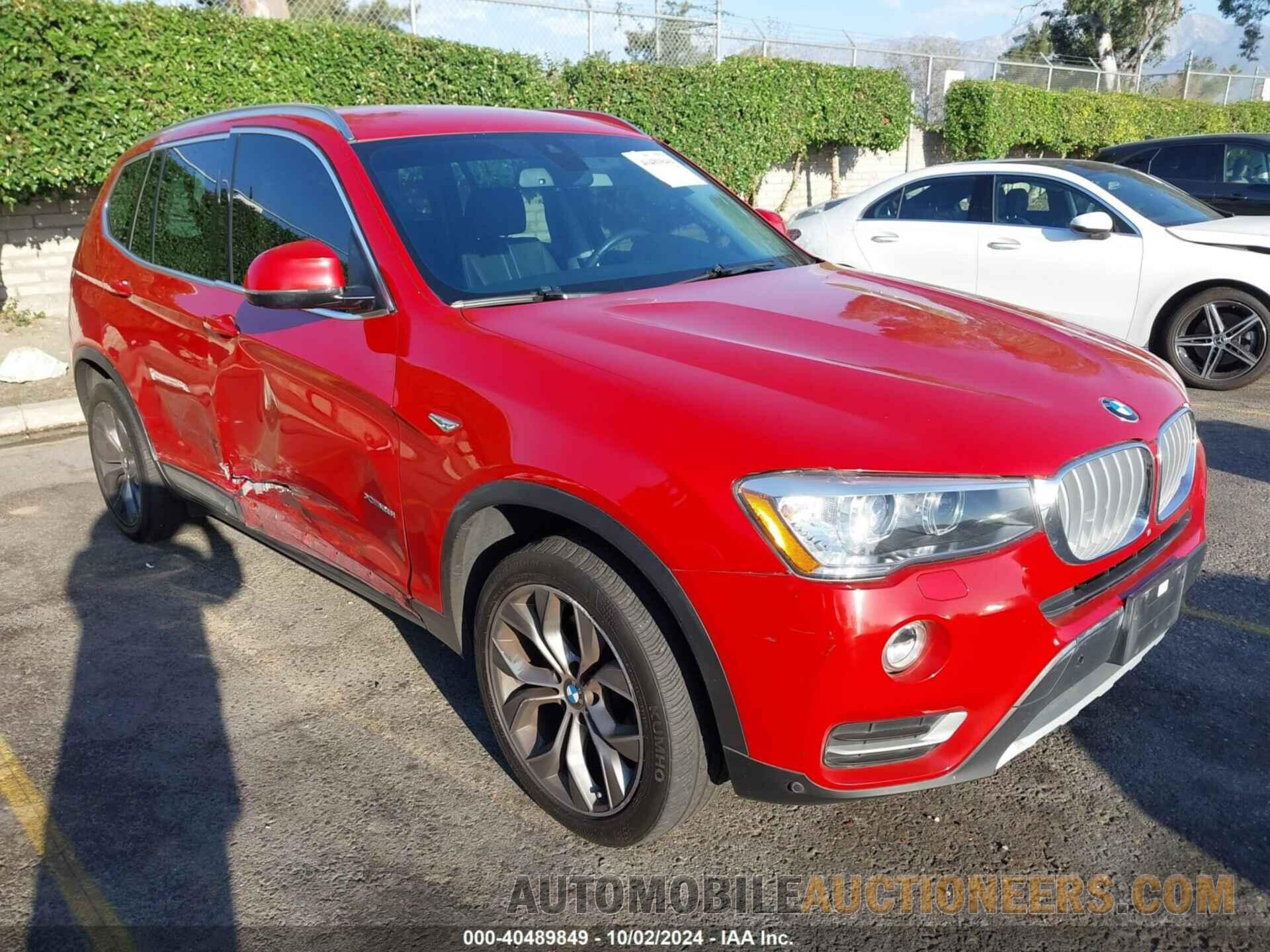 5UXWX9C54H0D99638 BMW X3 2017