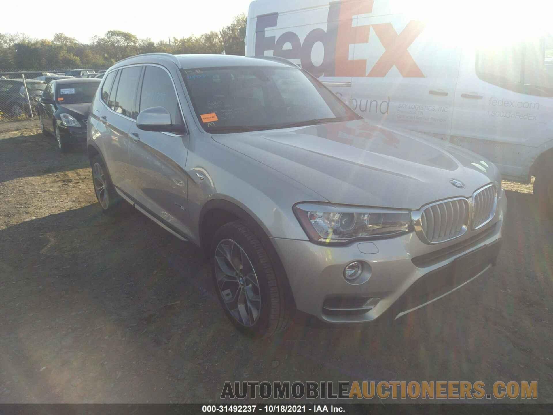 5UXWX9C54H0T02788 BMW X3 2017