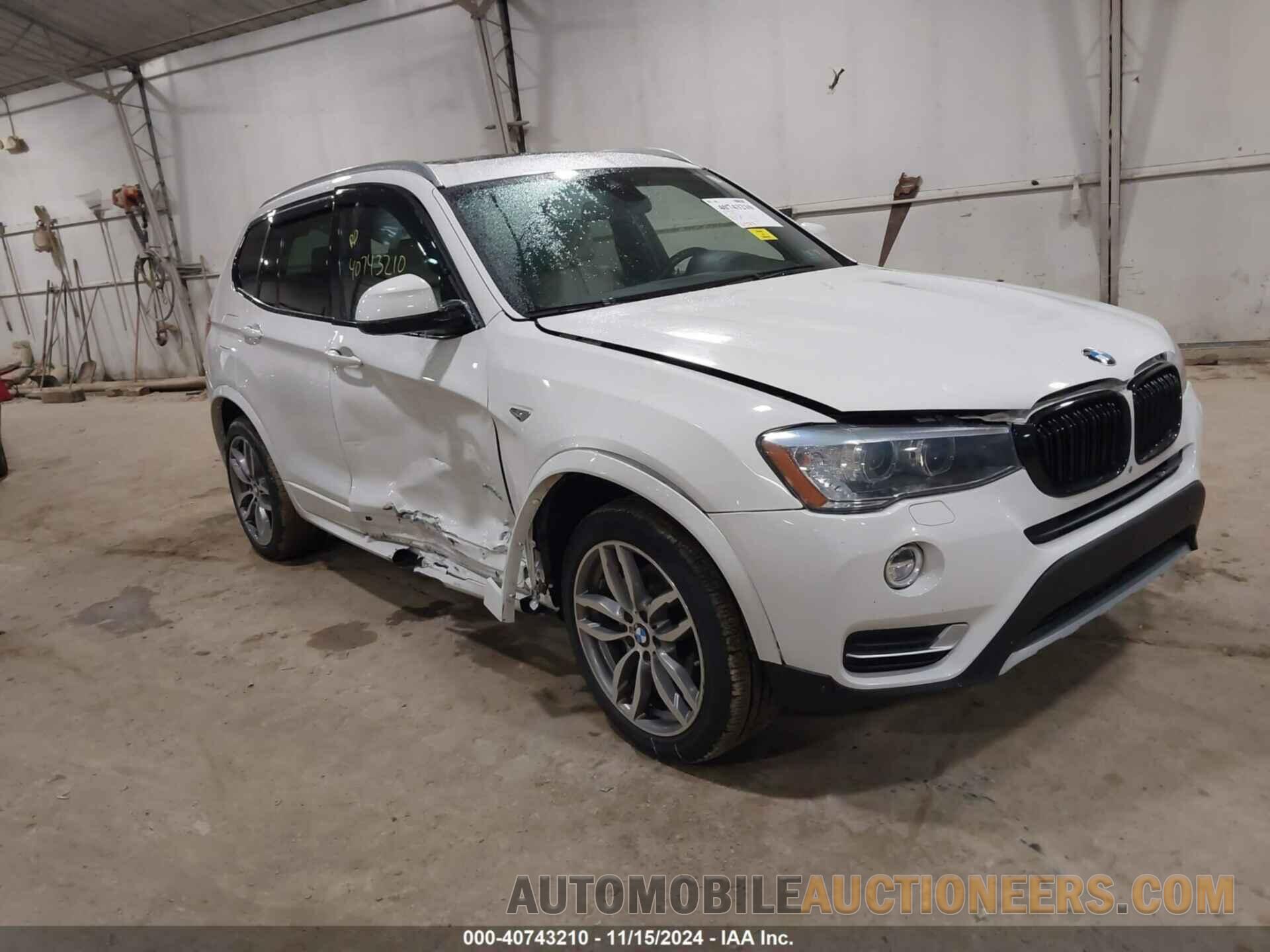 5UXWX9C54H0T03827 BMW X3 2017