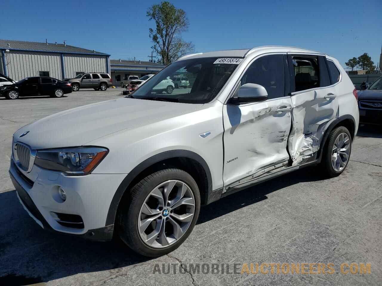 5UXWX9C54H0T14438 BMW X3 2017