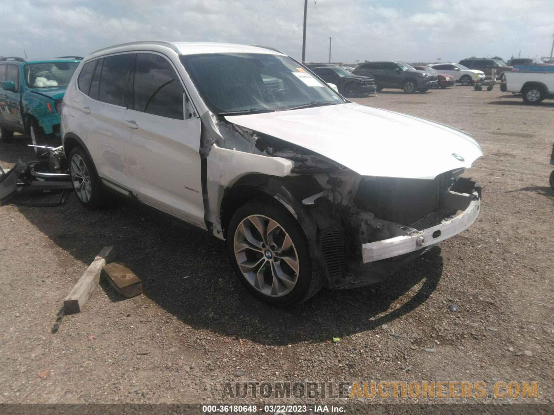 5UXWX9C54H0T15279 BMW X3 2017