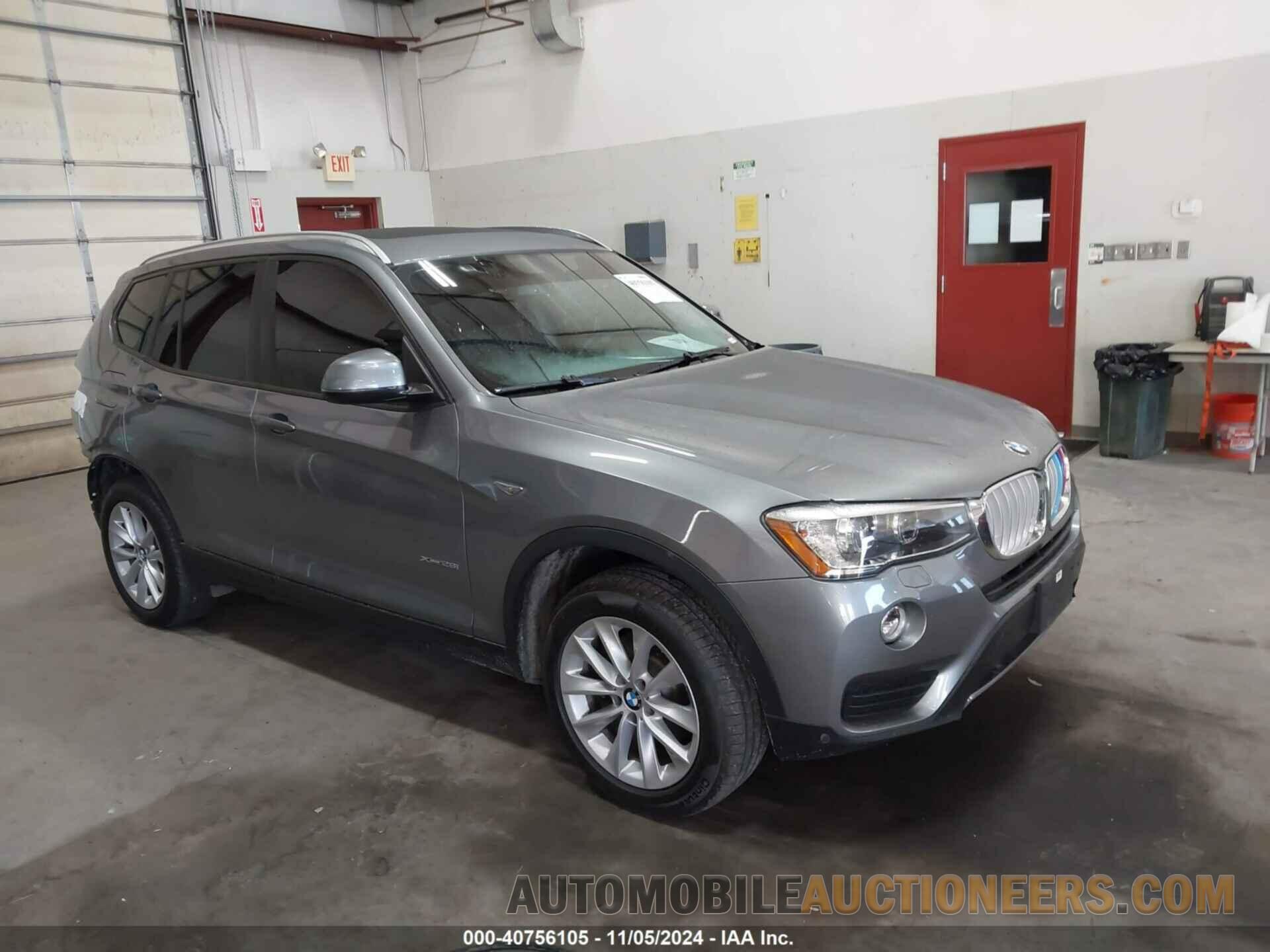 5UXWX9C54H0T15783 BMW X3 2017