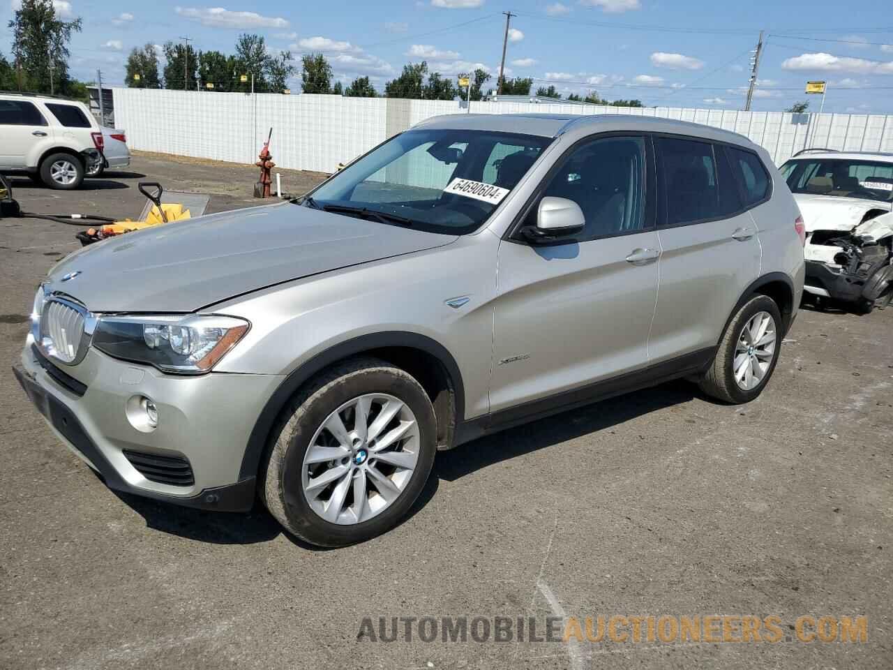 5UXWX9C55F0D45861 BMW X3 2015