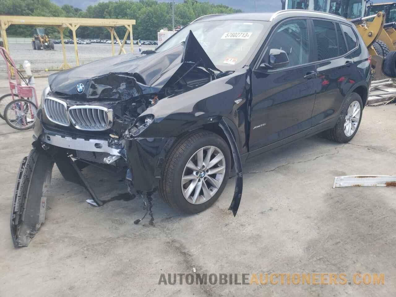 5UXWX9C55F0D59730 BMW X3 2015