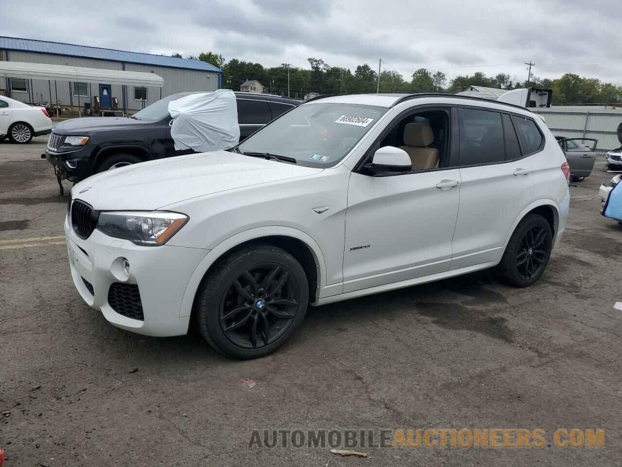 5UXWX9C55G0D64217 BMW X3 2016