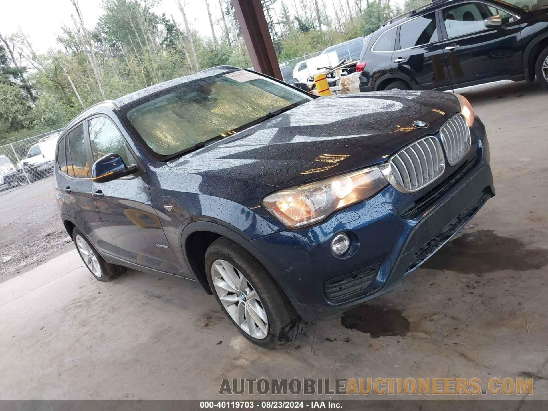 5UXWX9C55G0D75301 BMW X3 2016