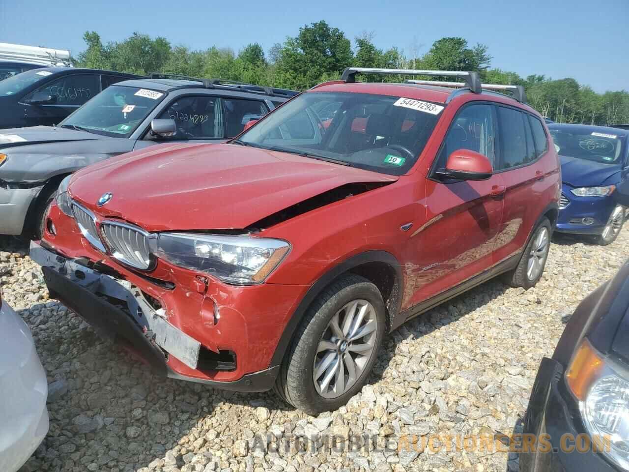 5UXWX9C55G0D78943 BMW X3 2016