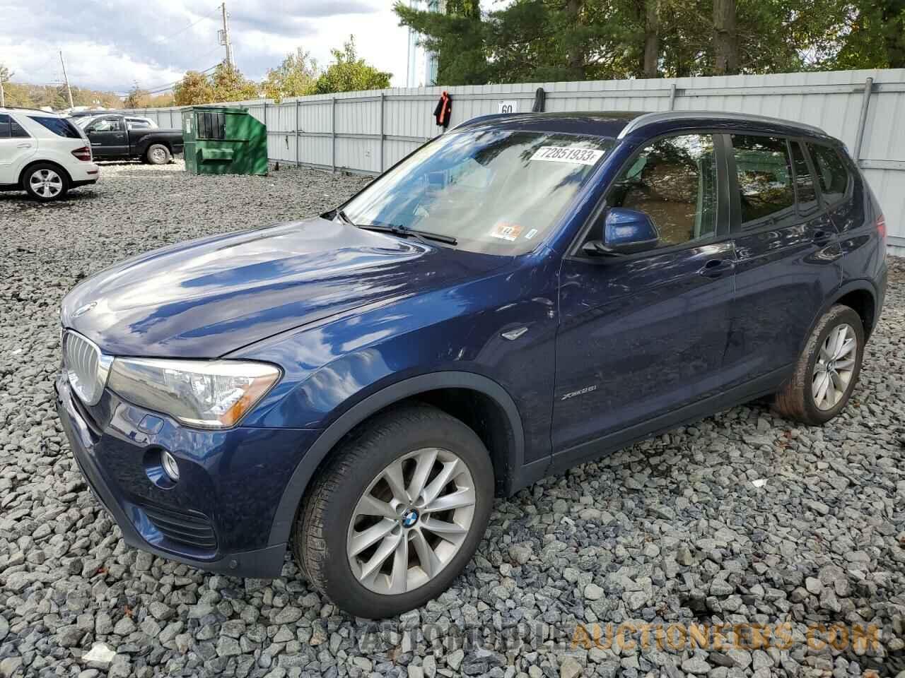 5UXWX9C55G0D82281 BMW X3 2016