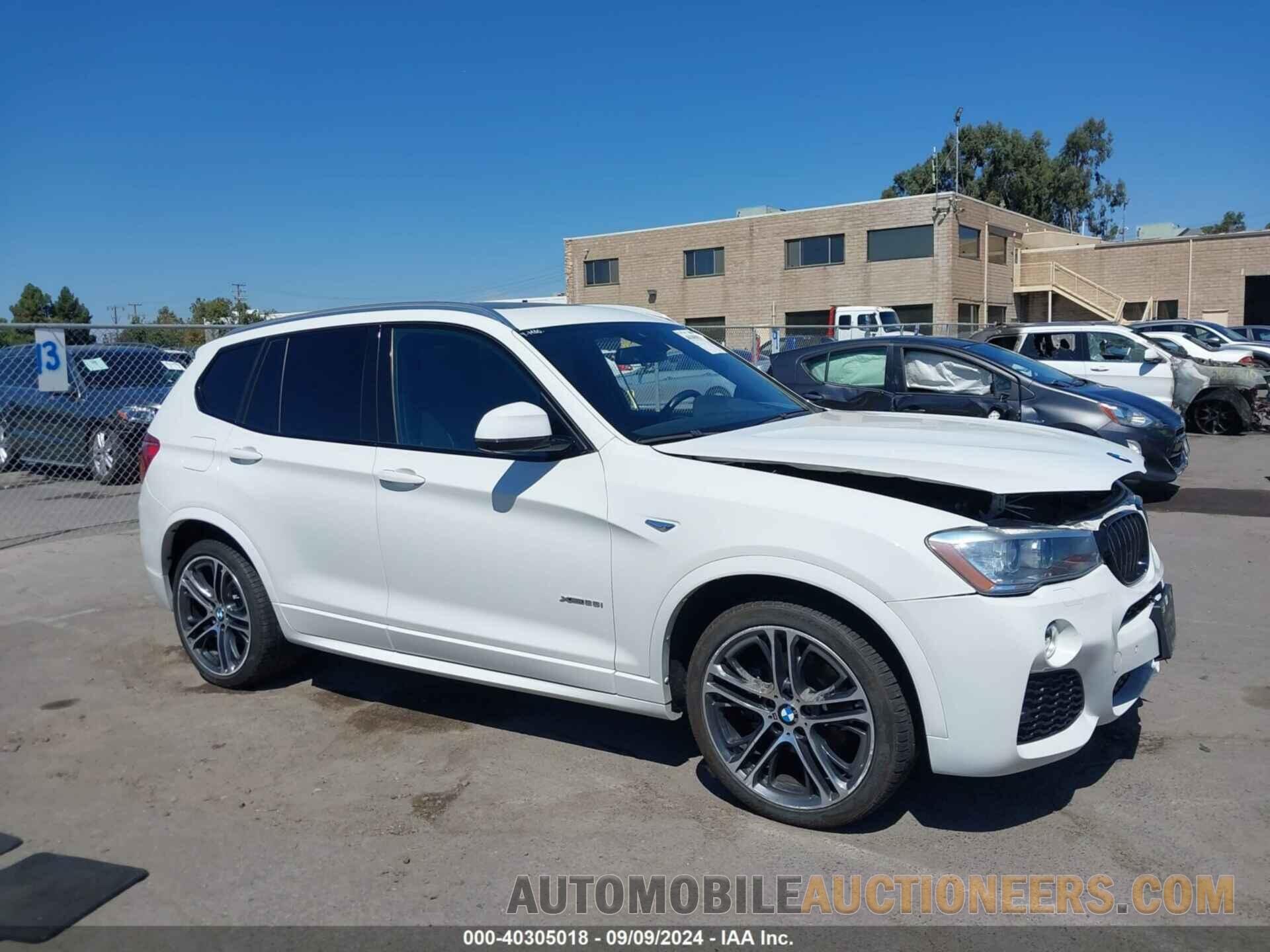 5UXWX9C55G0D82913 BMW X3 2016